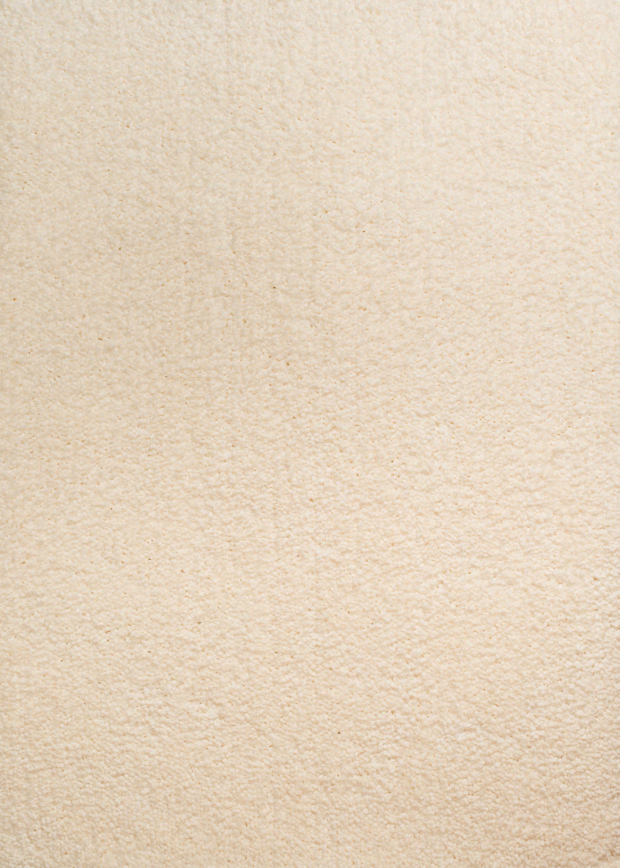 94" x 126" Cream Polyester Oversize Rug