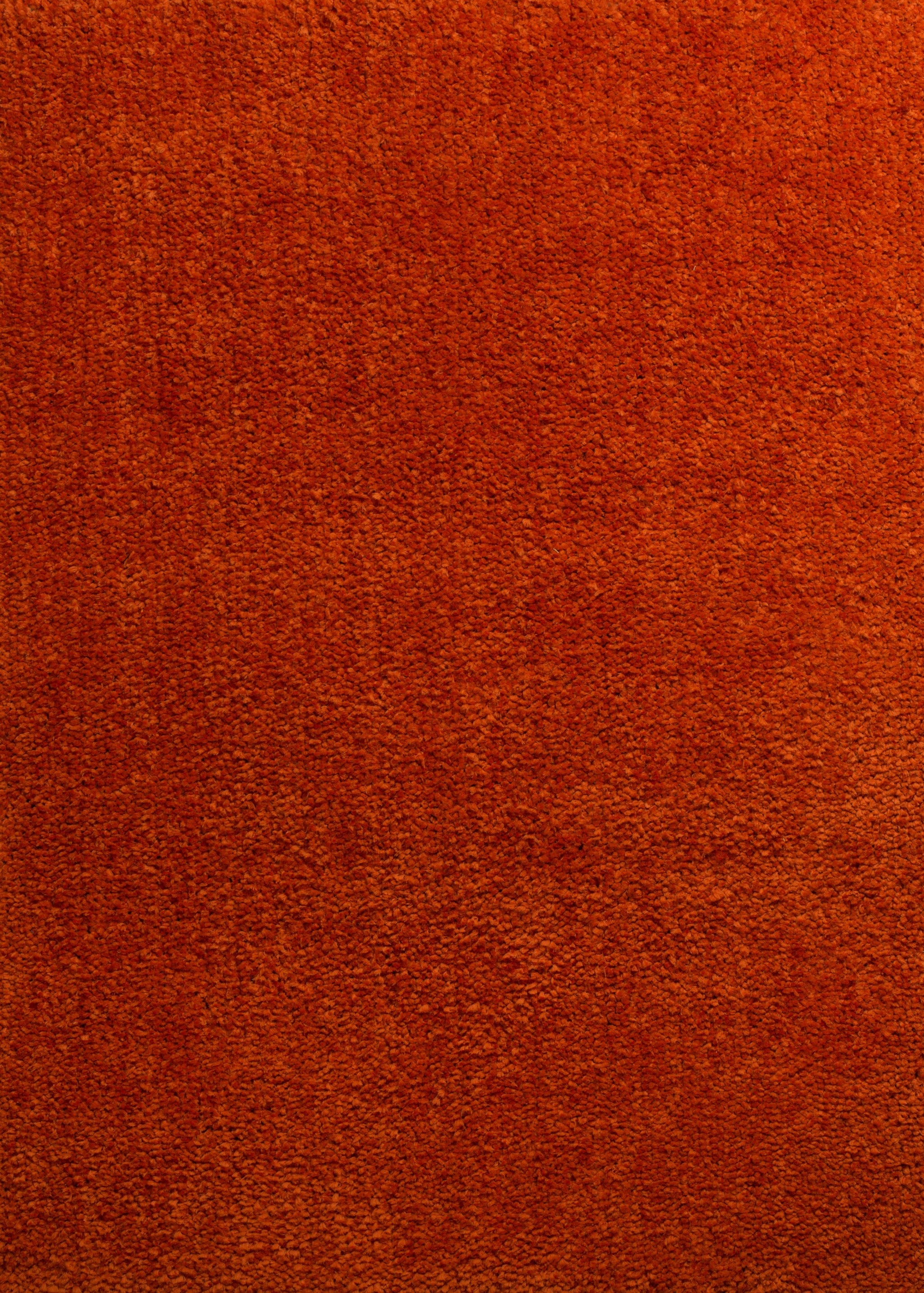 94" x 126" Orange Polyester Oversize Rug