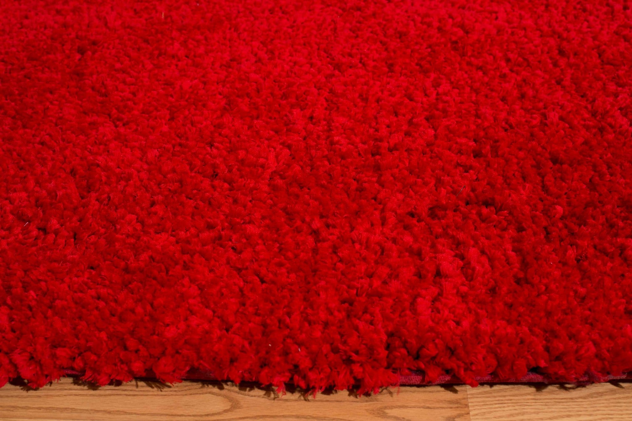 94" x 126" Red Polyester Oversize Rug