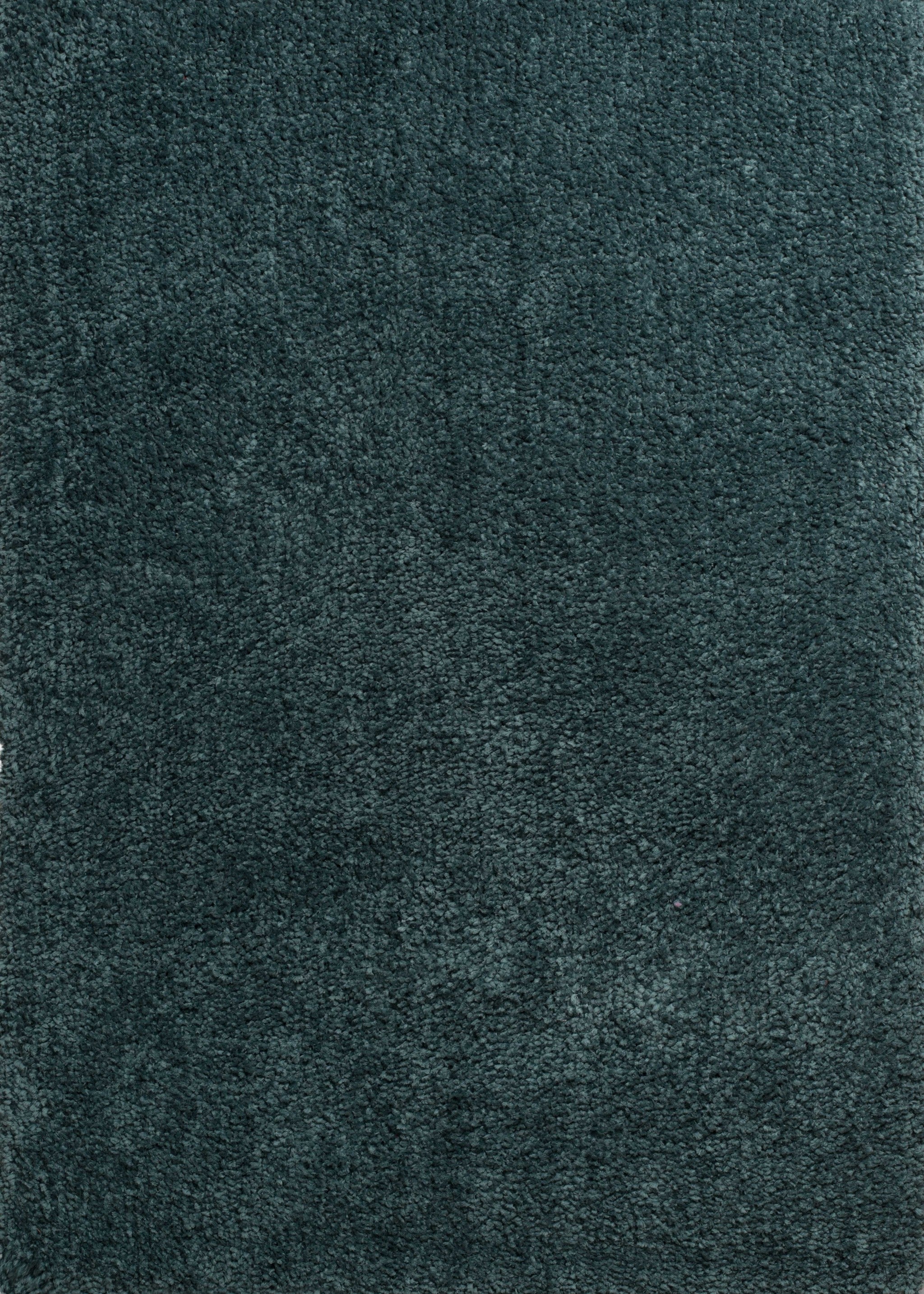 63" x 86" Teal Polyester Area Rug