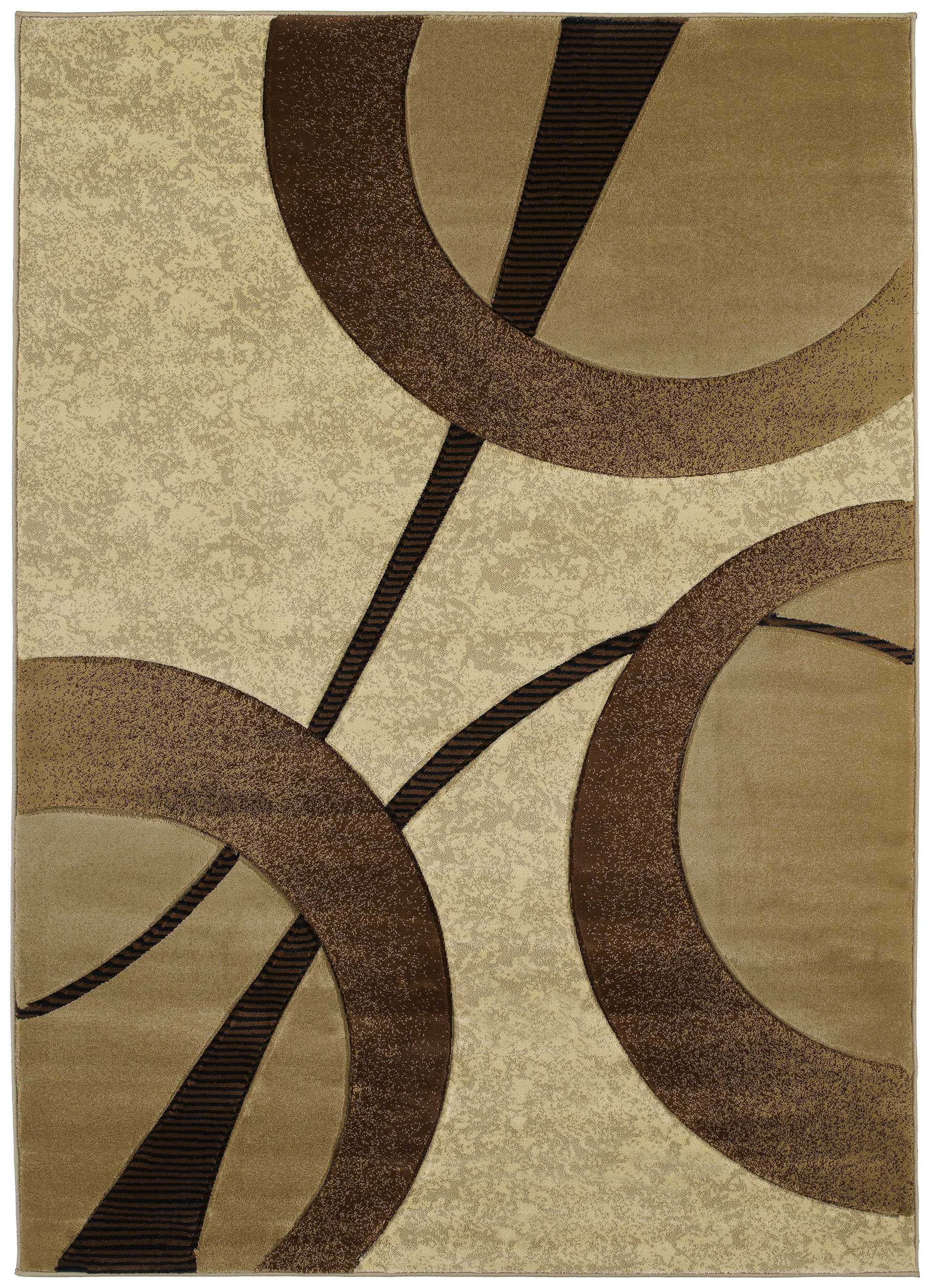 22" x 32" Beige Polypropylene Accent Rug