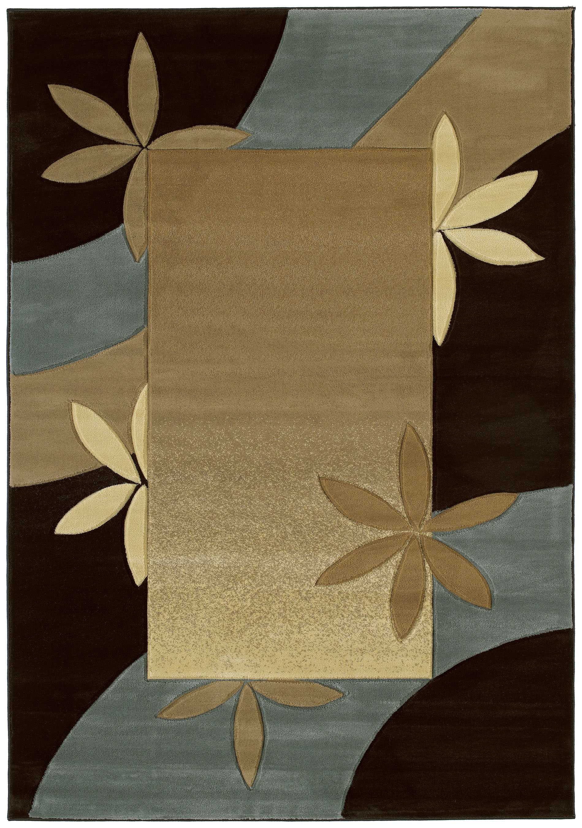 94" x 126" Smoke Blue Polypropylene Oversize Rug