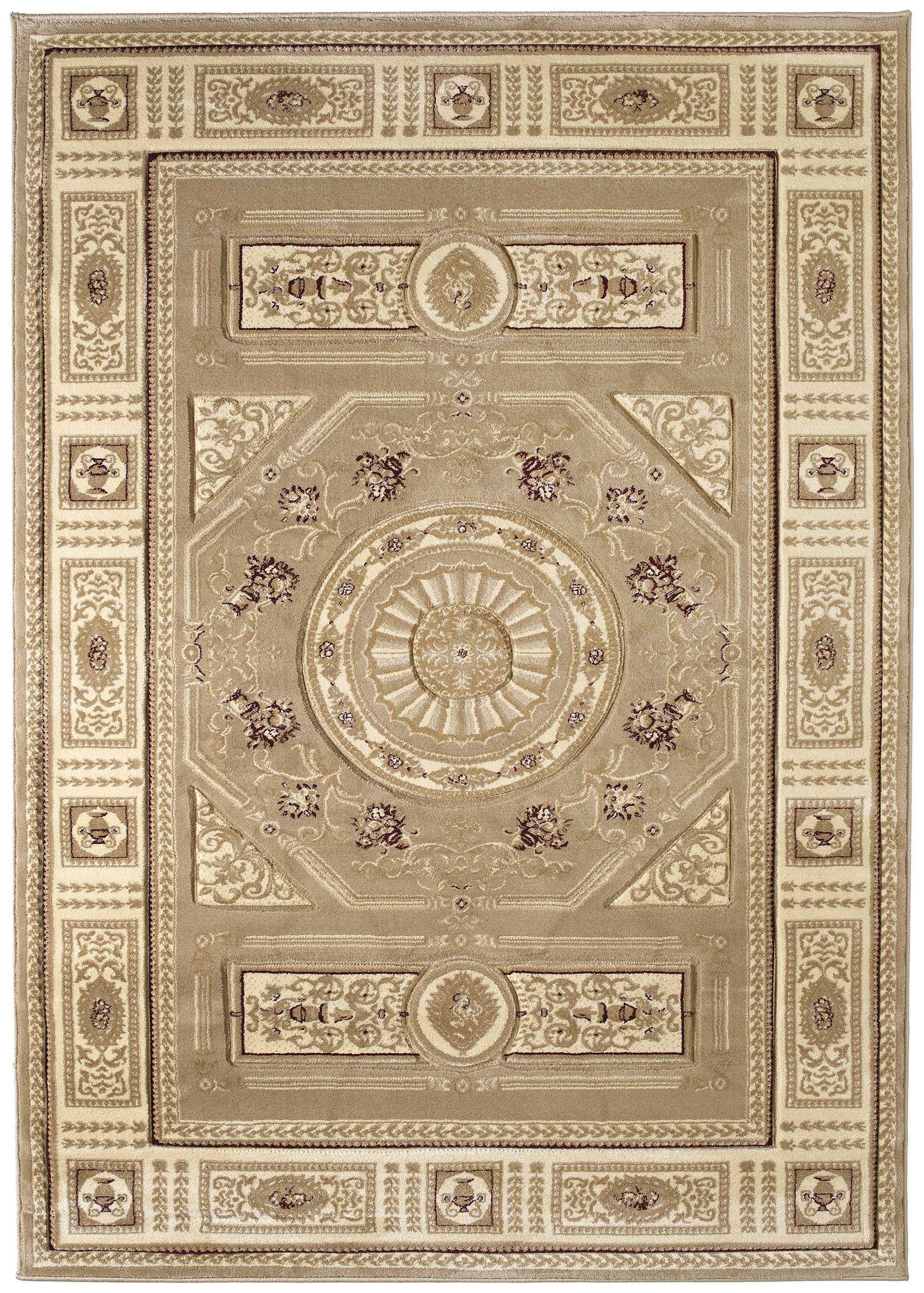 22" x 32" Beige Polypropylene Accent Rug