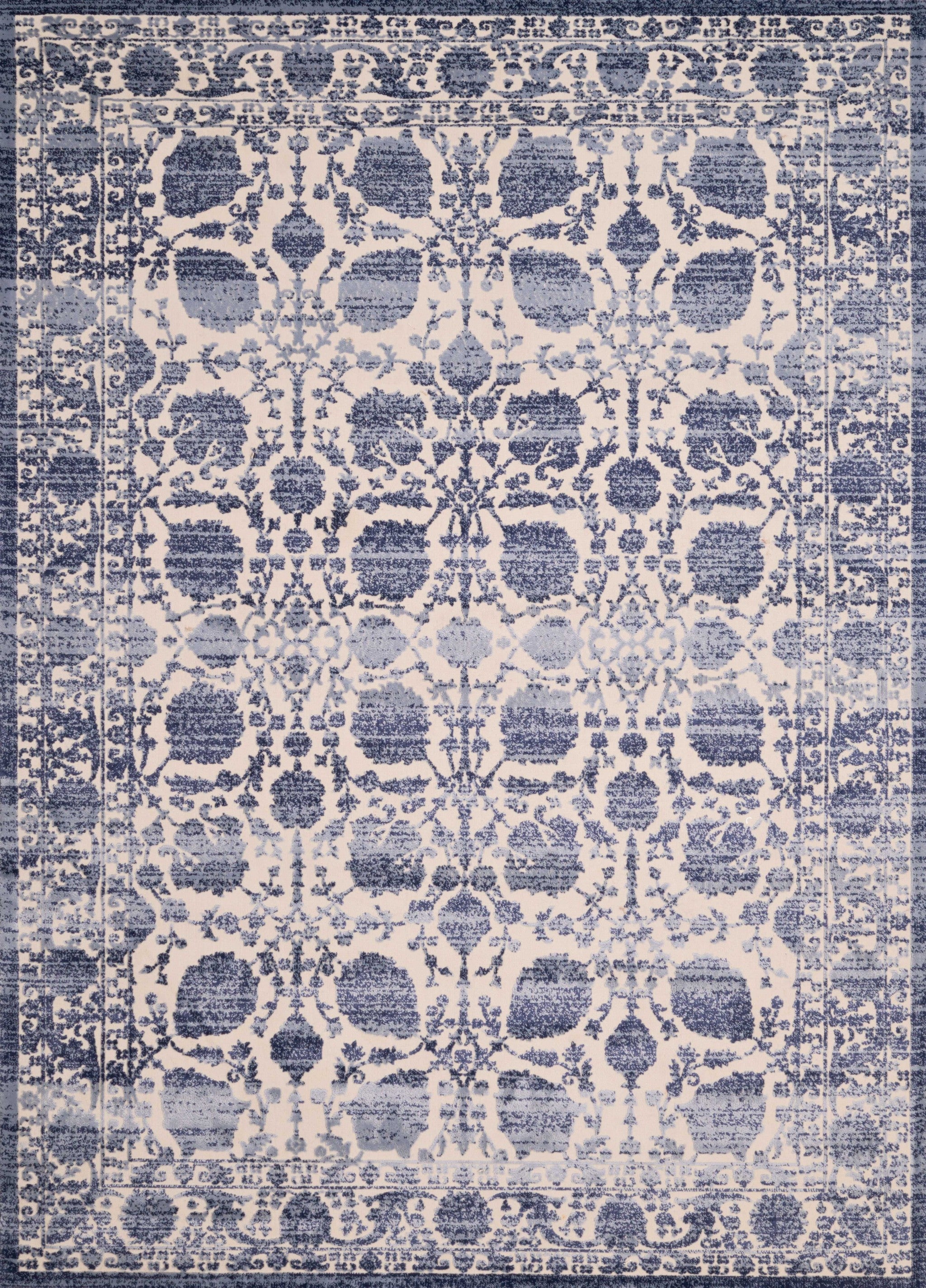63" x 86" BlueberryPolyester / Olefin Area Rug