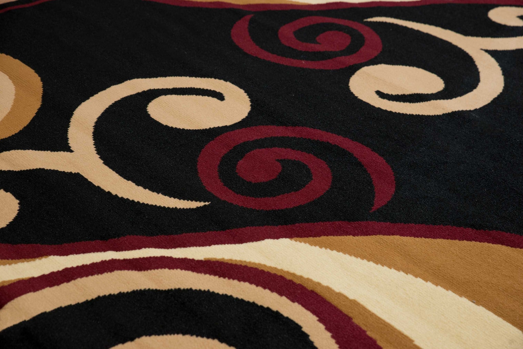 27" x 86" Burgundy Polypropyelene Runner Rug