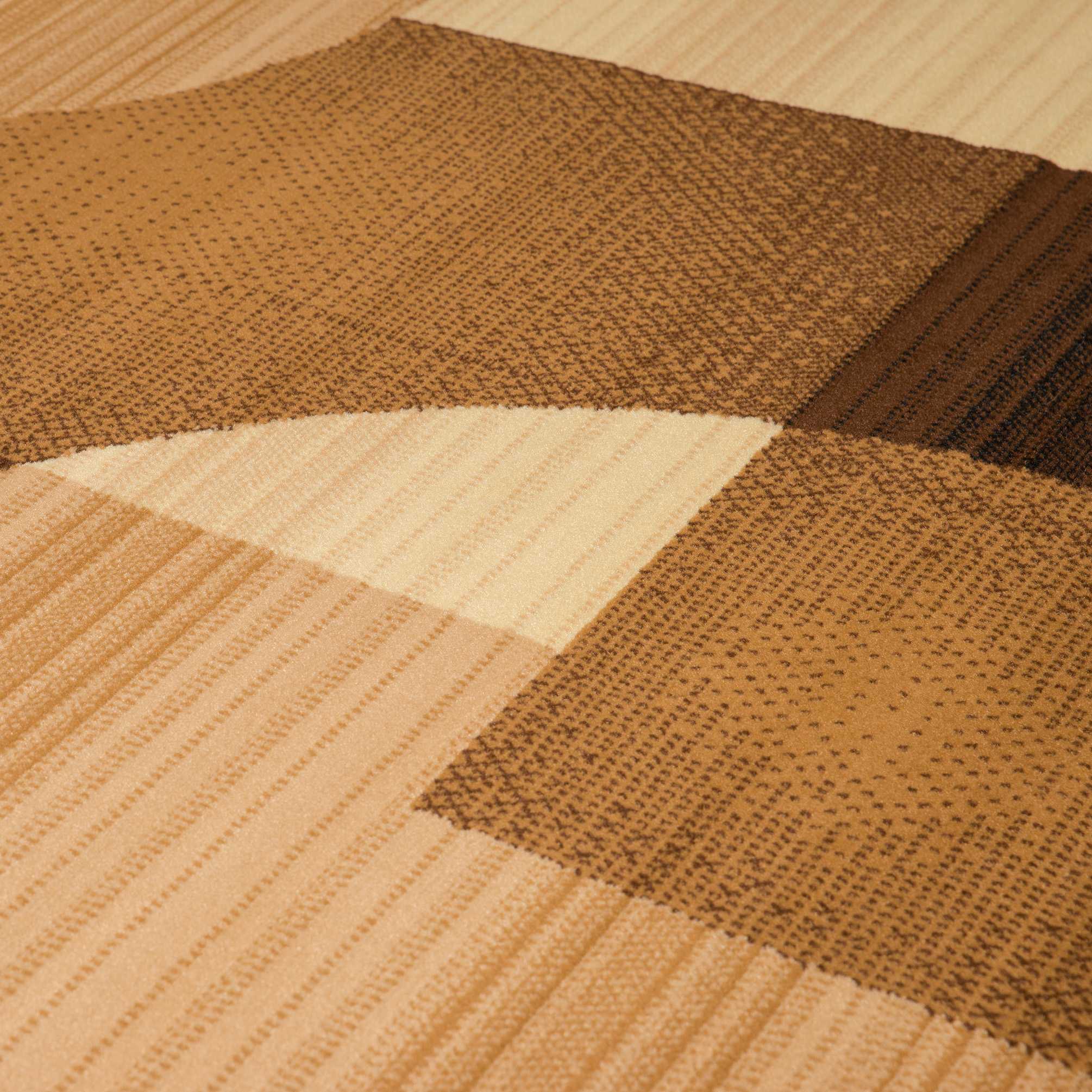 27" x 86" Brown Polypropyelene Runner Rug