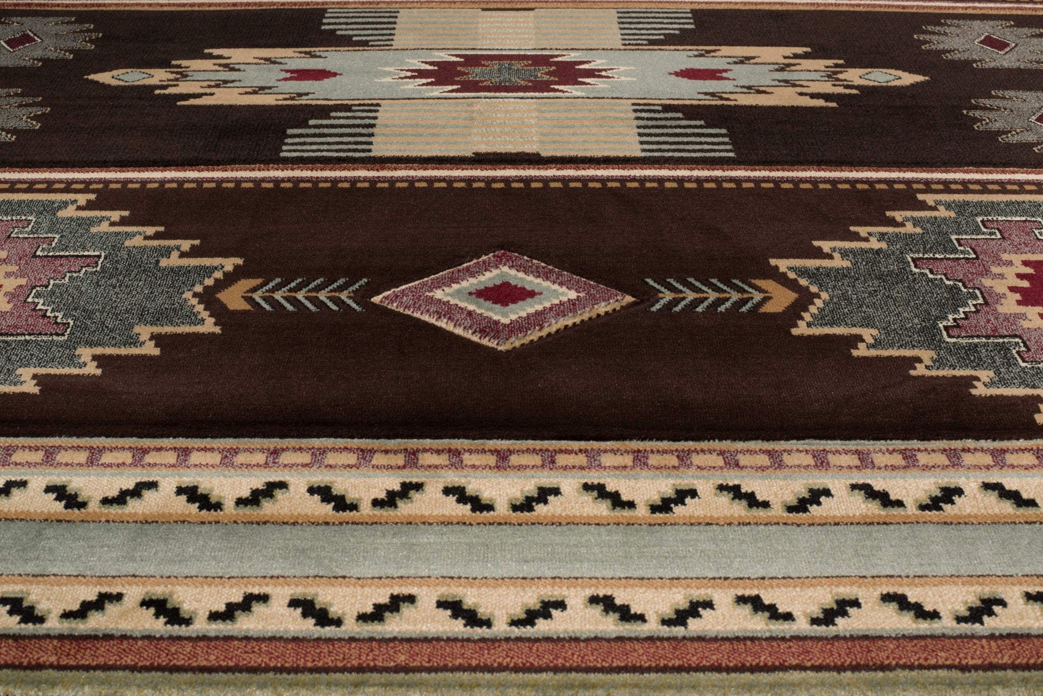 94" x 126" Smoke Blue Polypropylene Oversize Rug