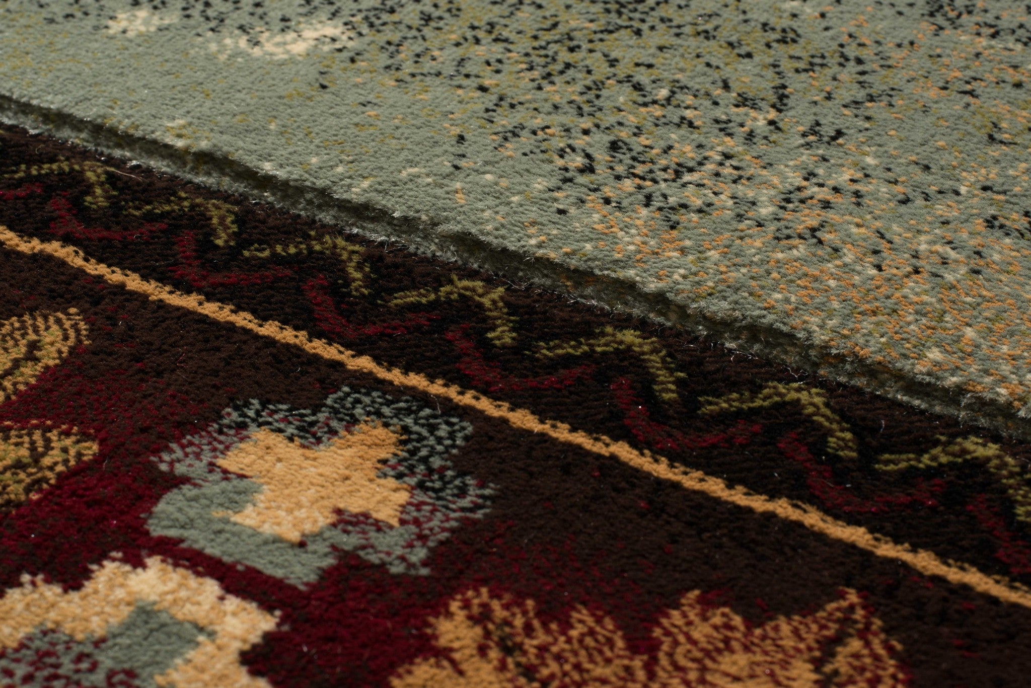 94" x 126" Smoke Blue Polypropylene Oversize Rug