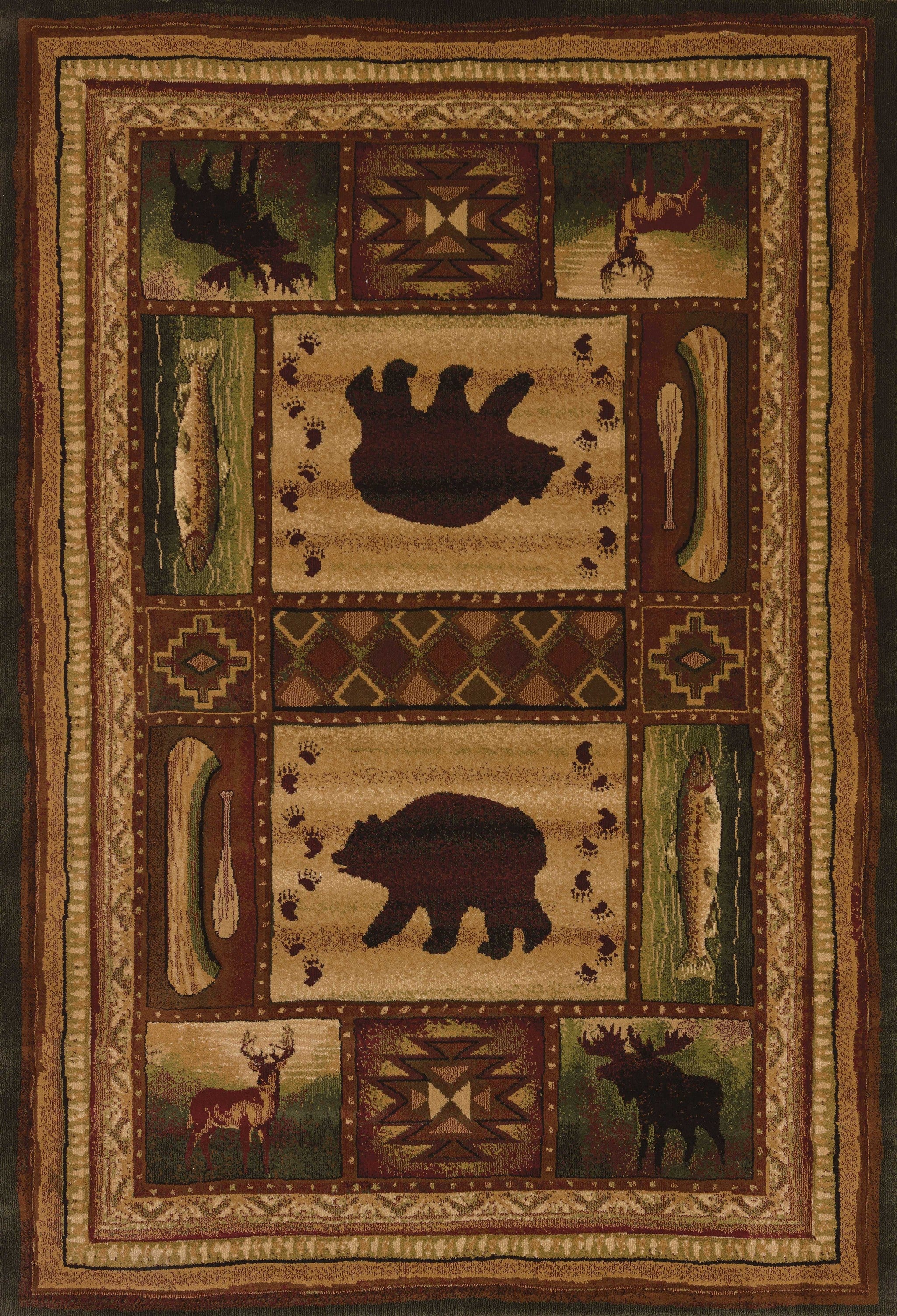 31" x 88" Toffee Polypropylene Runner Rug