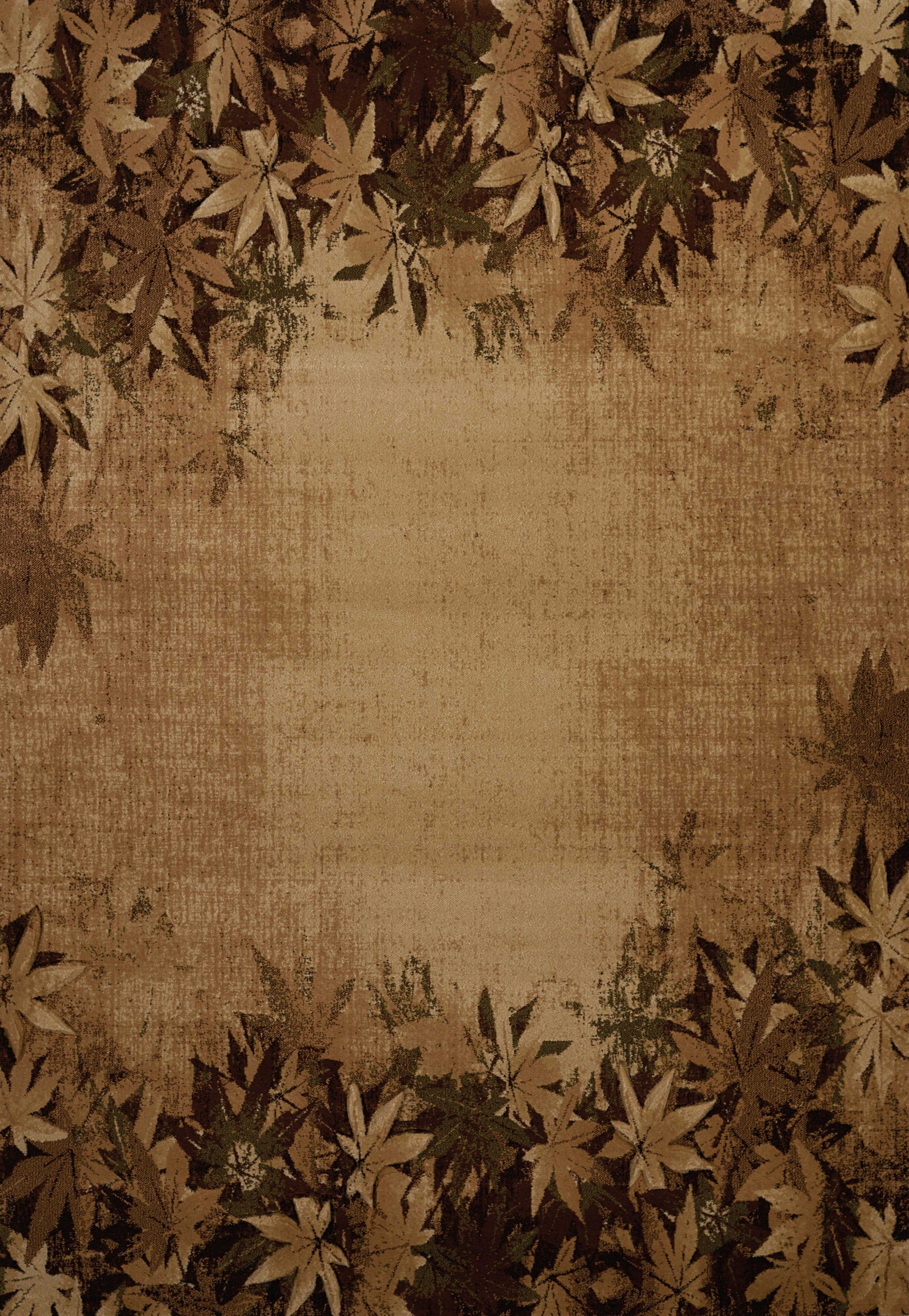 63" x 90" Toffee Polypropylene Area Rug