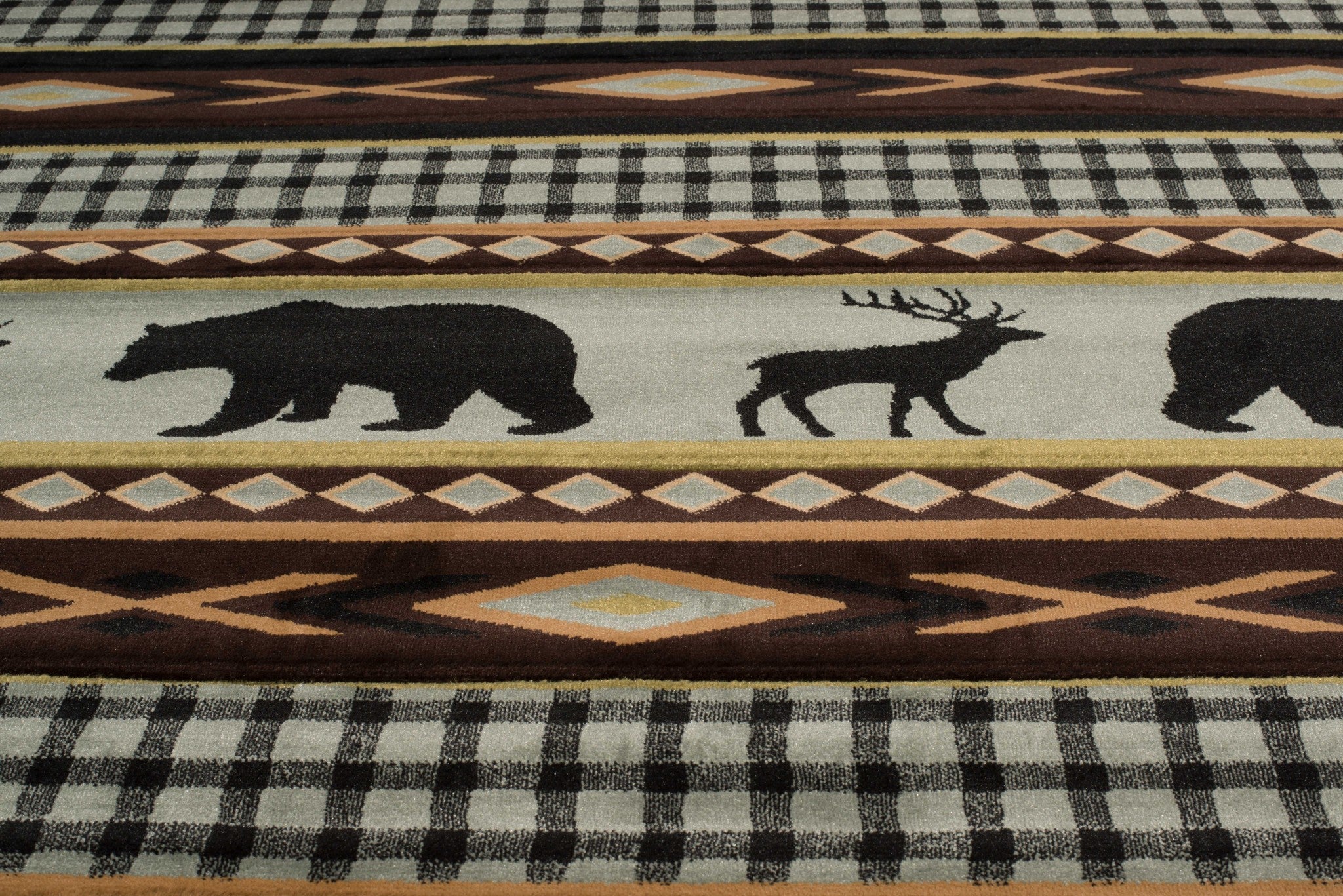 94" x 126" Blue Polypropylene Oversize Rug