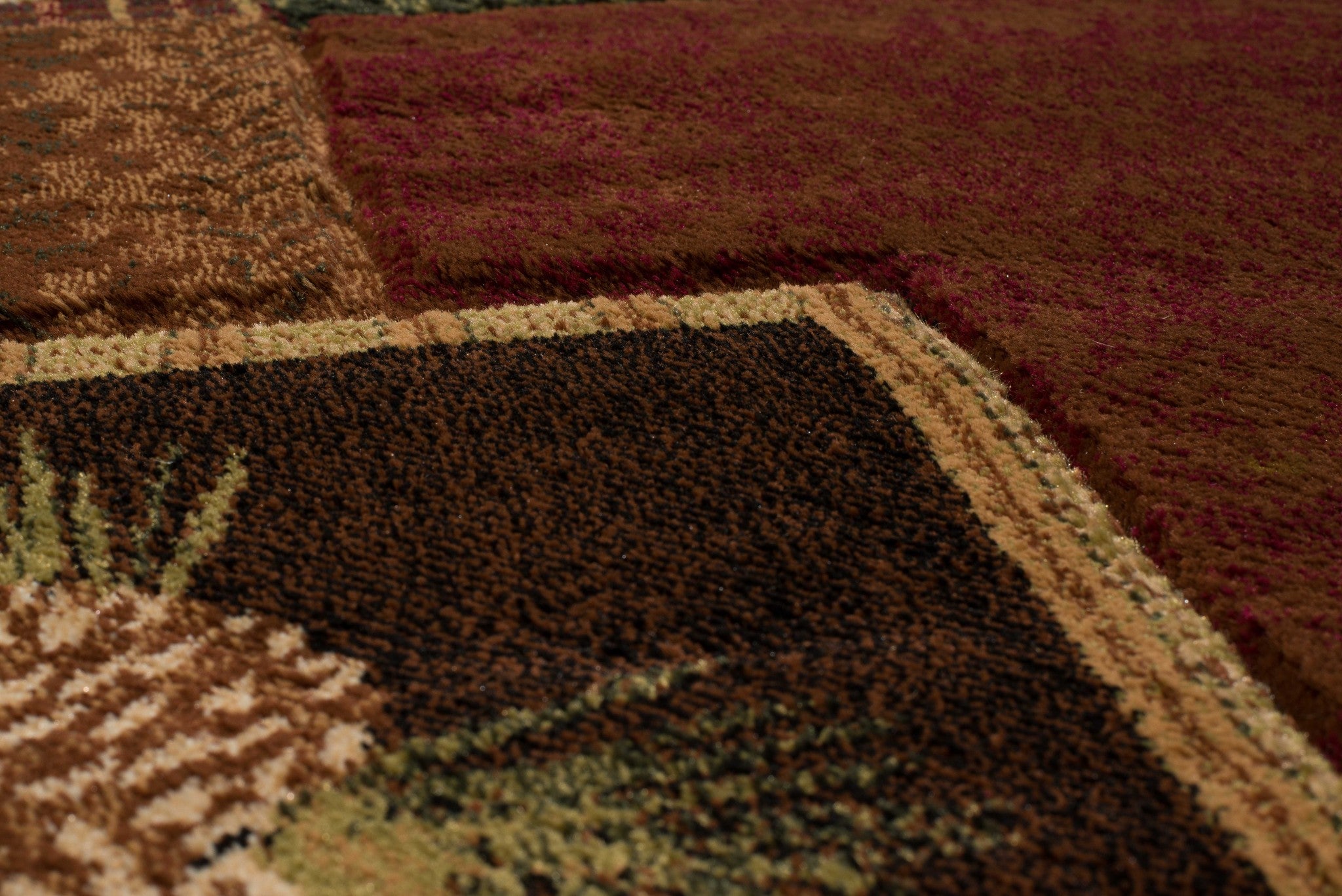 63" x 90" Toffee Polypropylene Area Rug