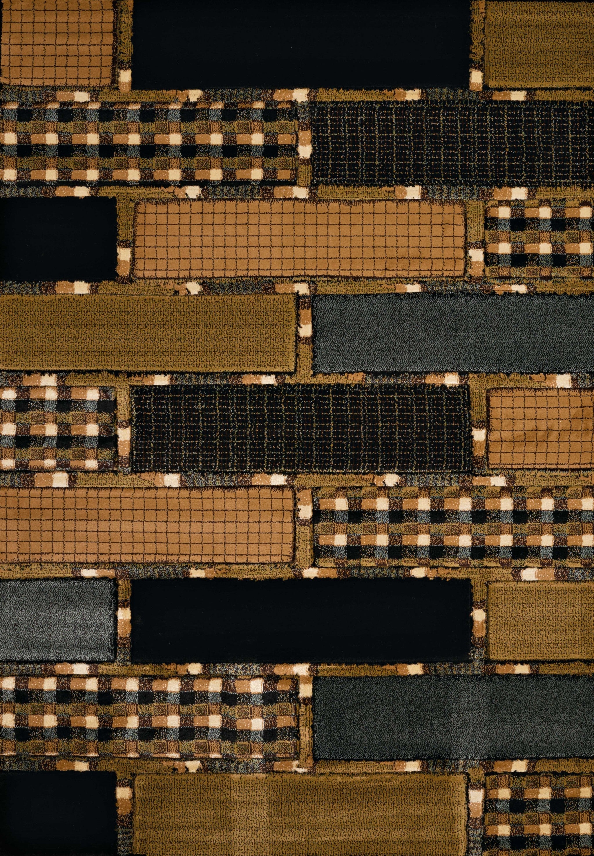 63" x 90" Multicolor Polypropylene Area Rug