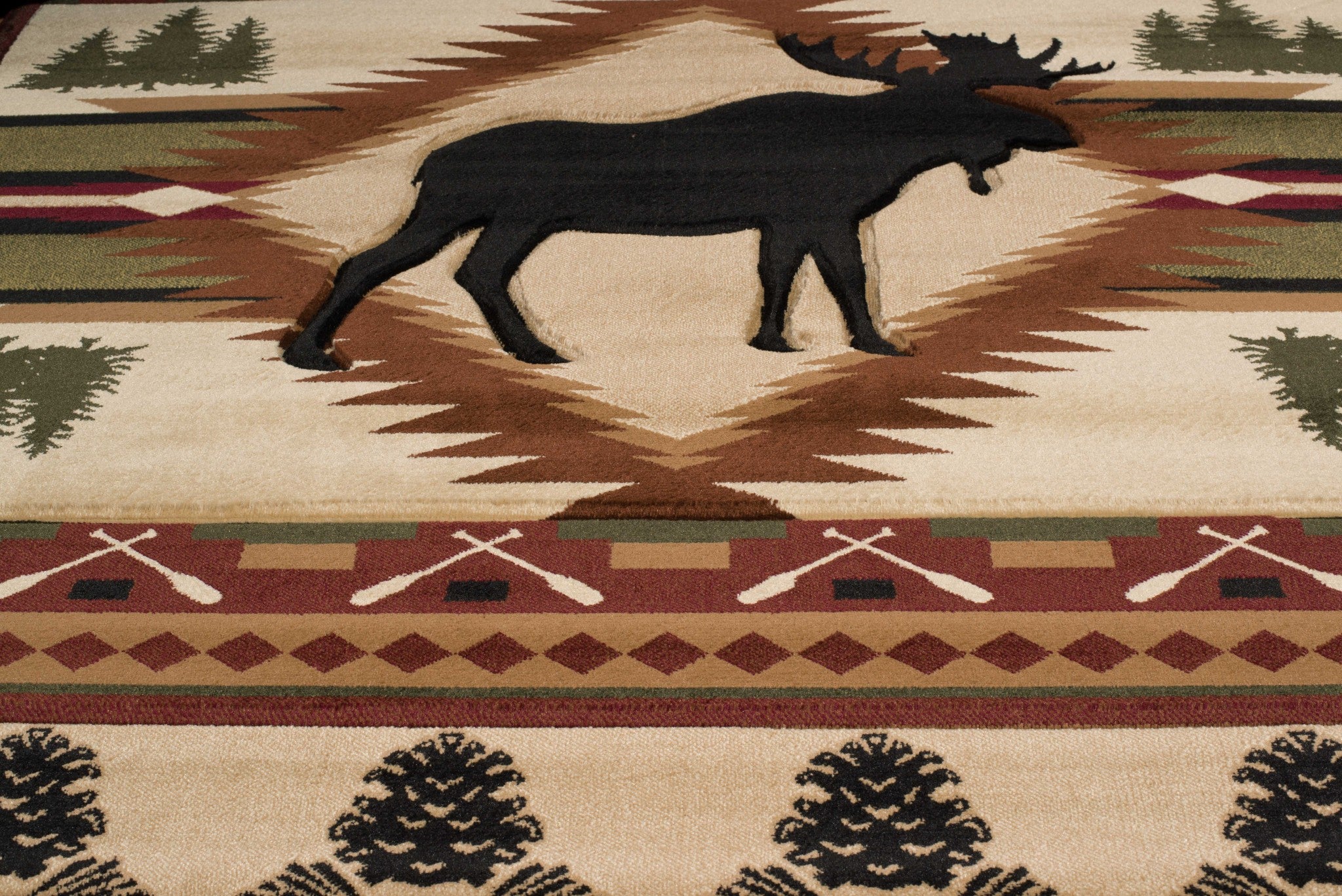 22" x 32" Toffee Polypropylene Accent Rug