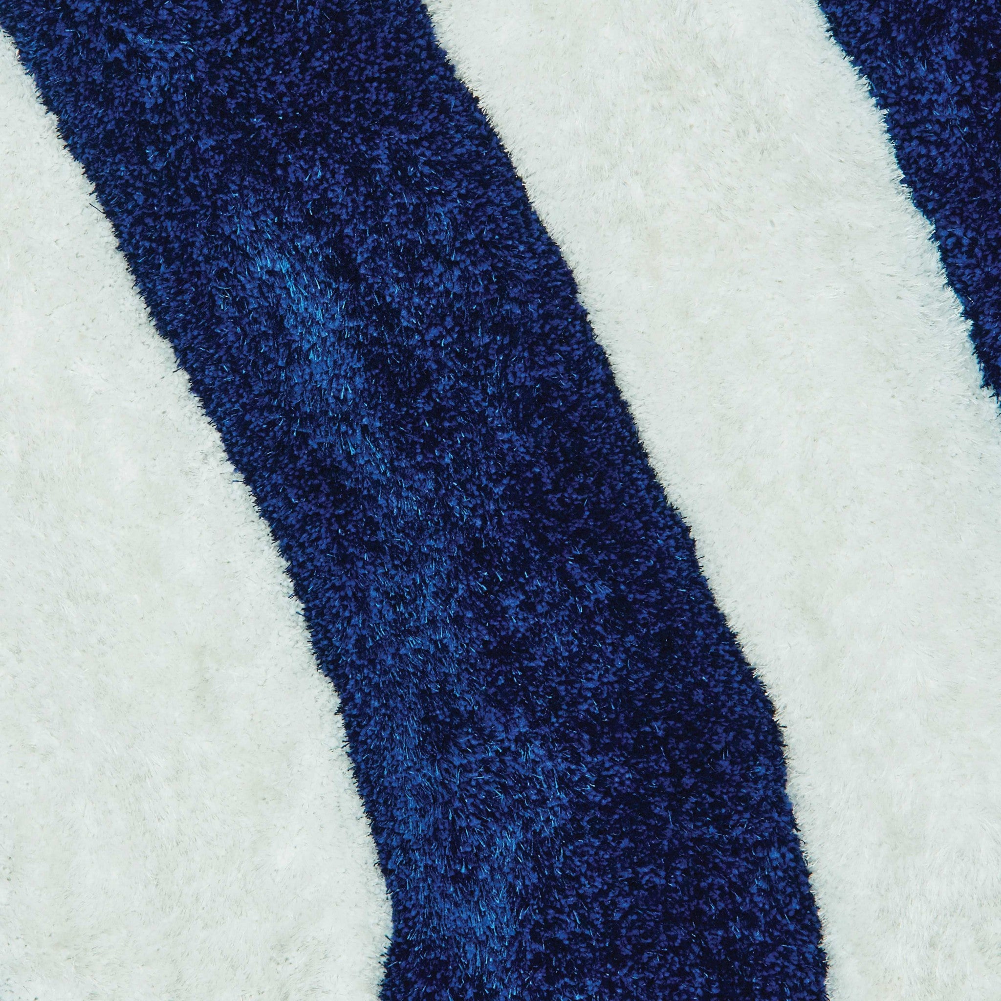 94" x 126" Navy Polyester Oversize Rug