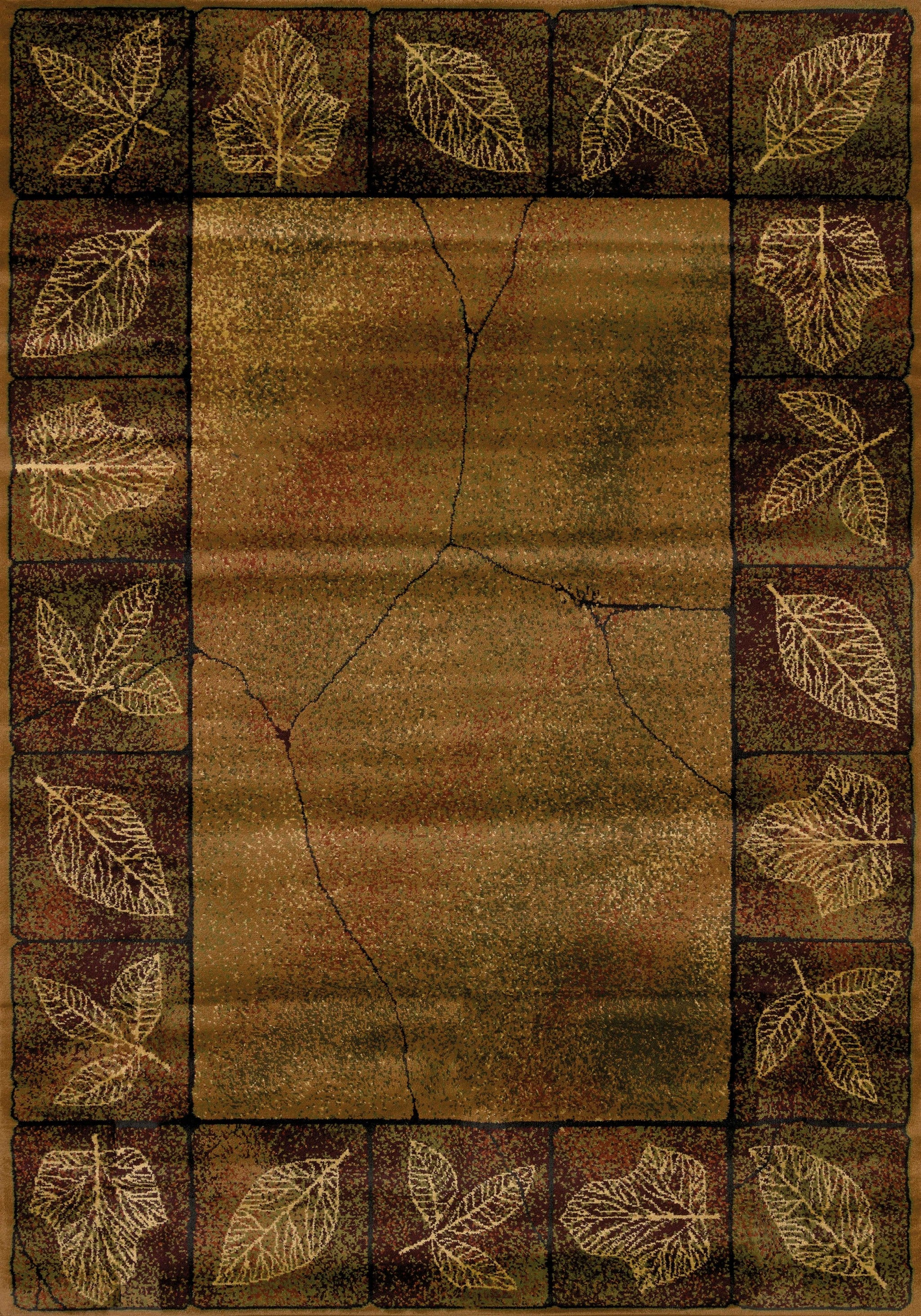 94" x 126" Gold Polypropylene Oversize Rug