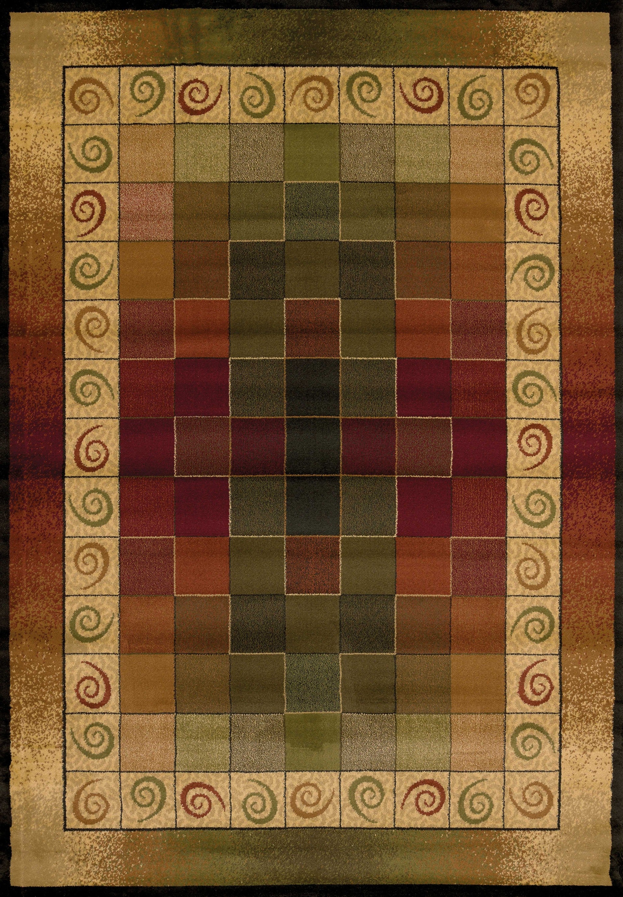 63" x 90" Lodge Polypropylene Area Rug