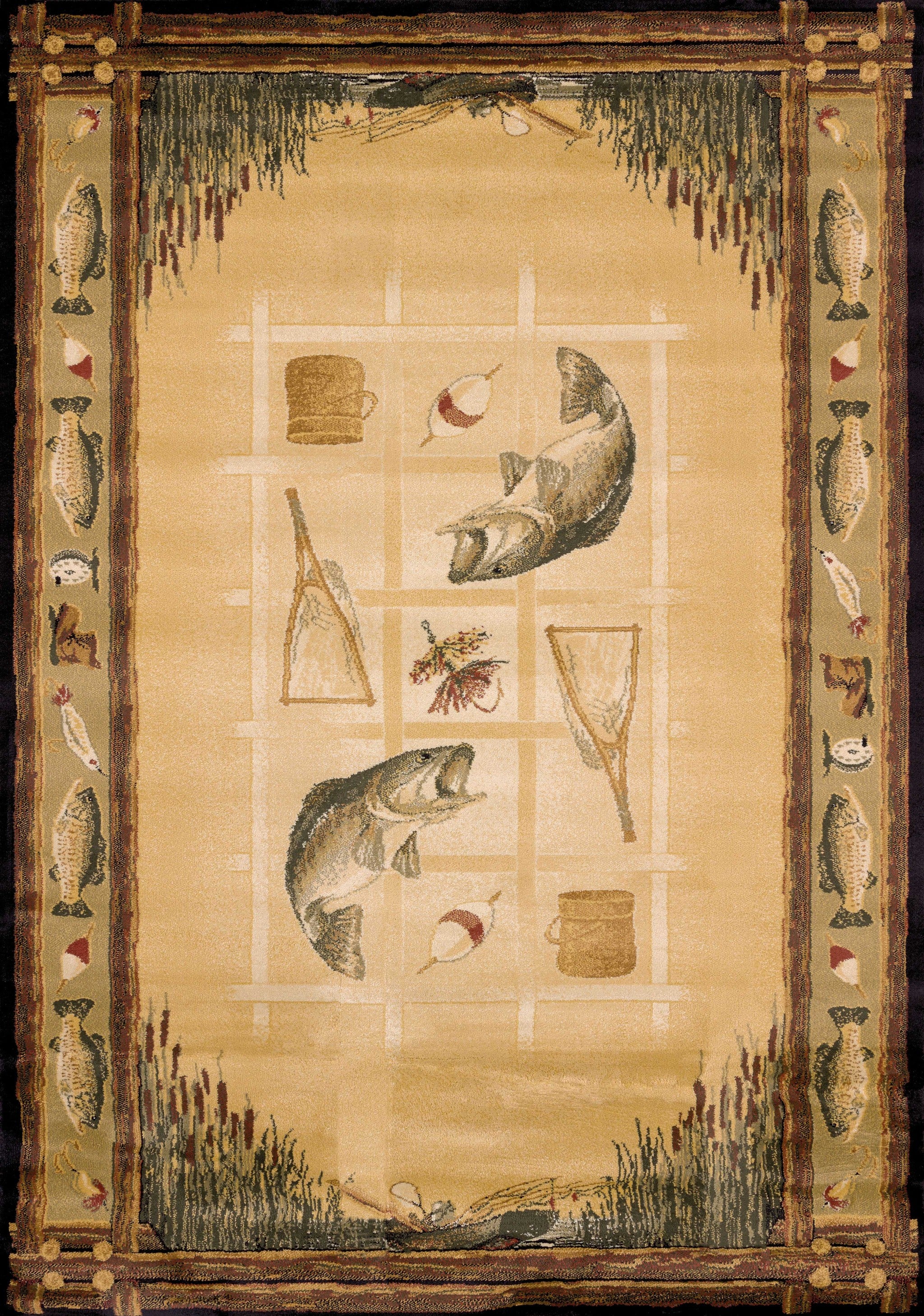 94" x 126" Natural Polypropylene Oversize Rug