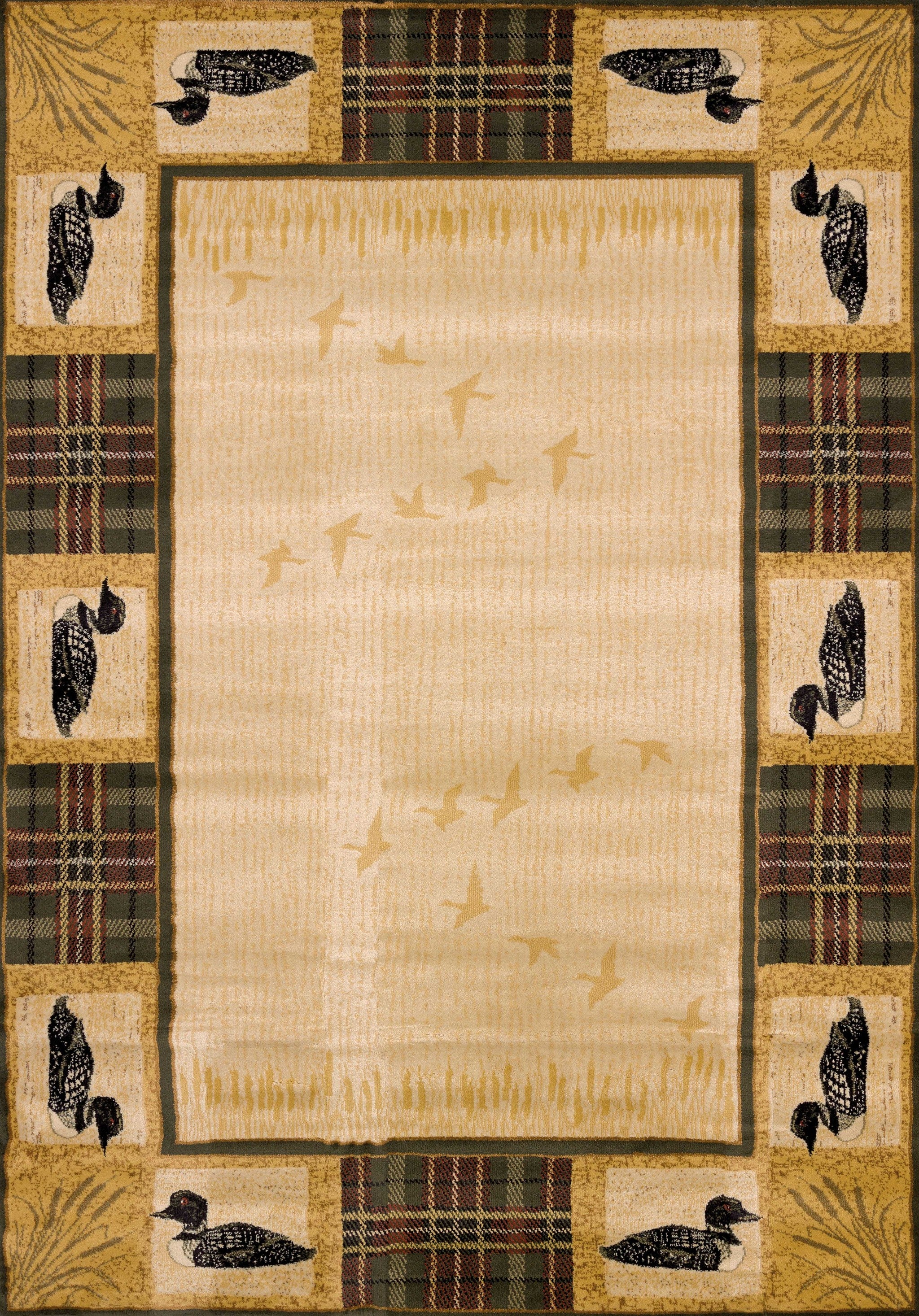 94" x 126" Natural Polypropylene Oversize Rug