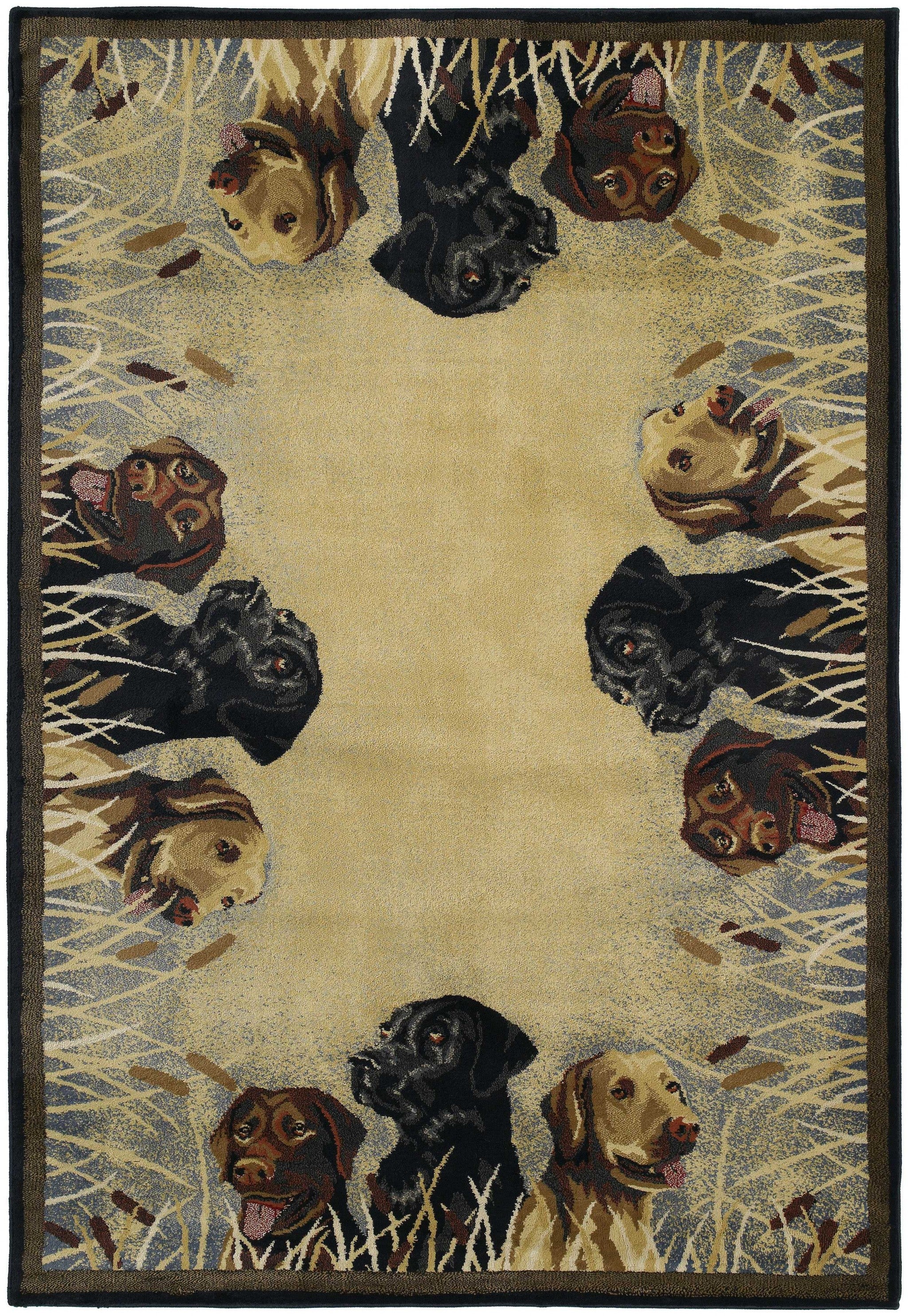 94" x 126" Natural Polypropylene Oversize Rug