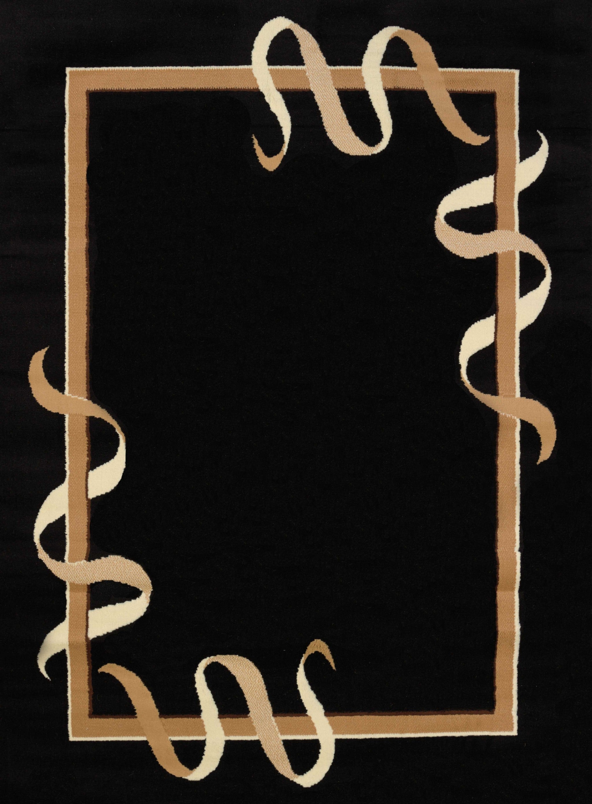 63" x 86" Multicolor Polypropylene Area Rug