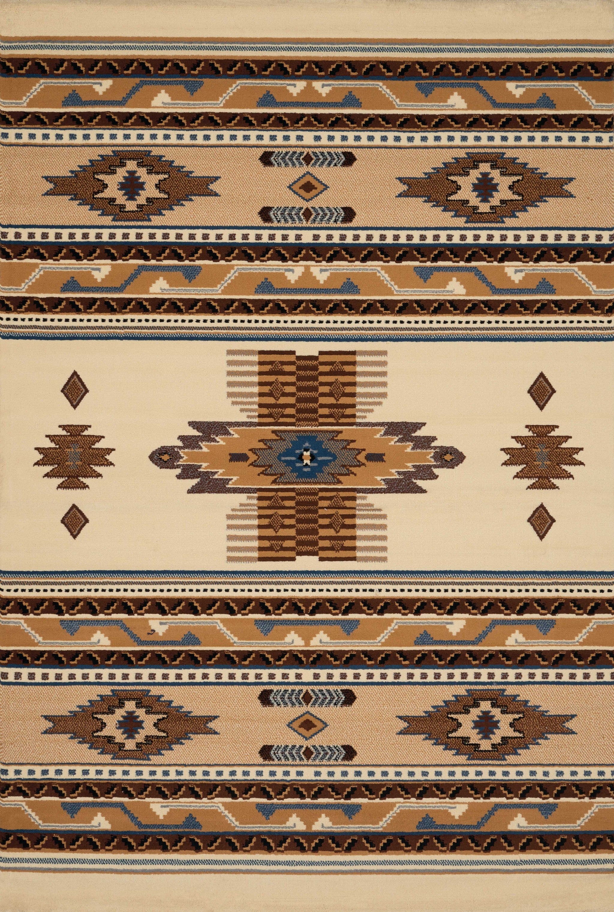 47" x 63" Berber Polypropylene Accent Rug