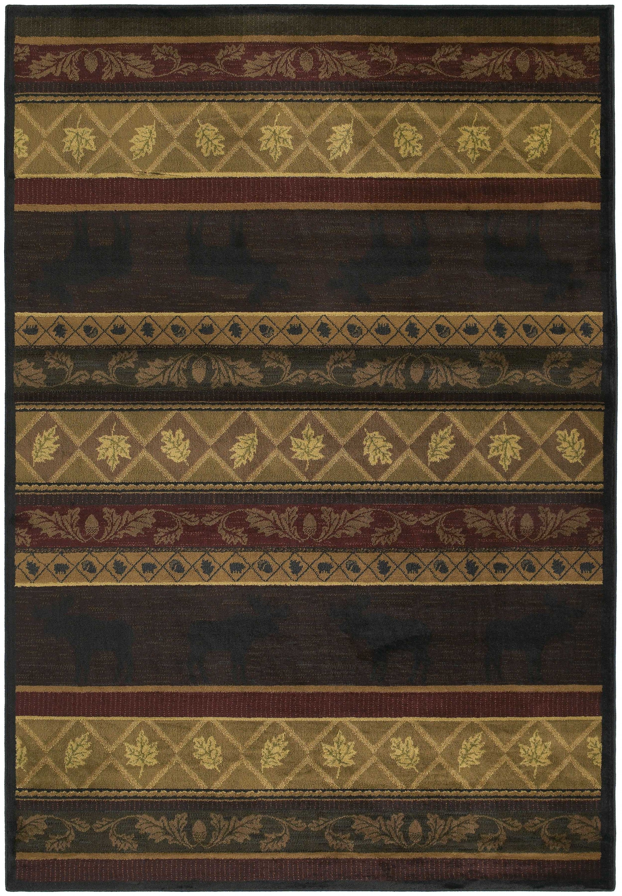 47" x 63" Lodge Polypropylene Accent Rug