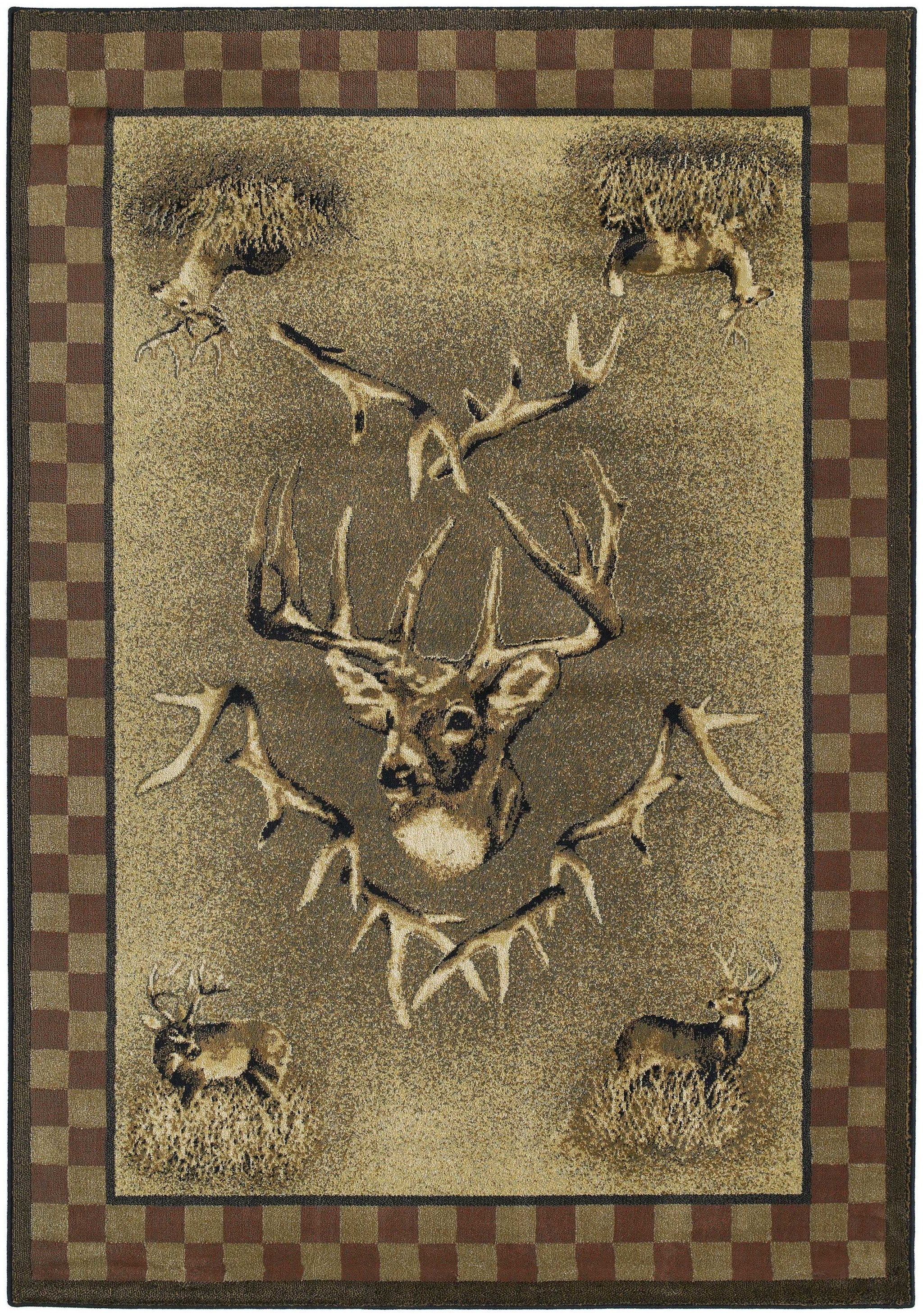 94" x 126" Suede Polypropylene Oversize Rug