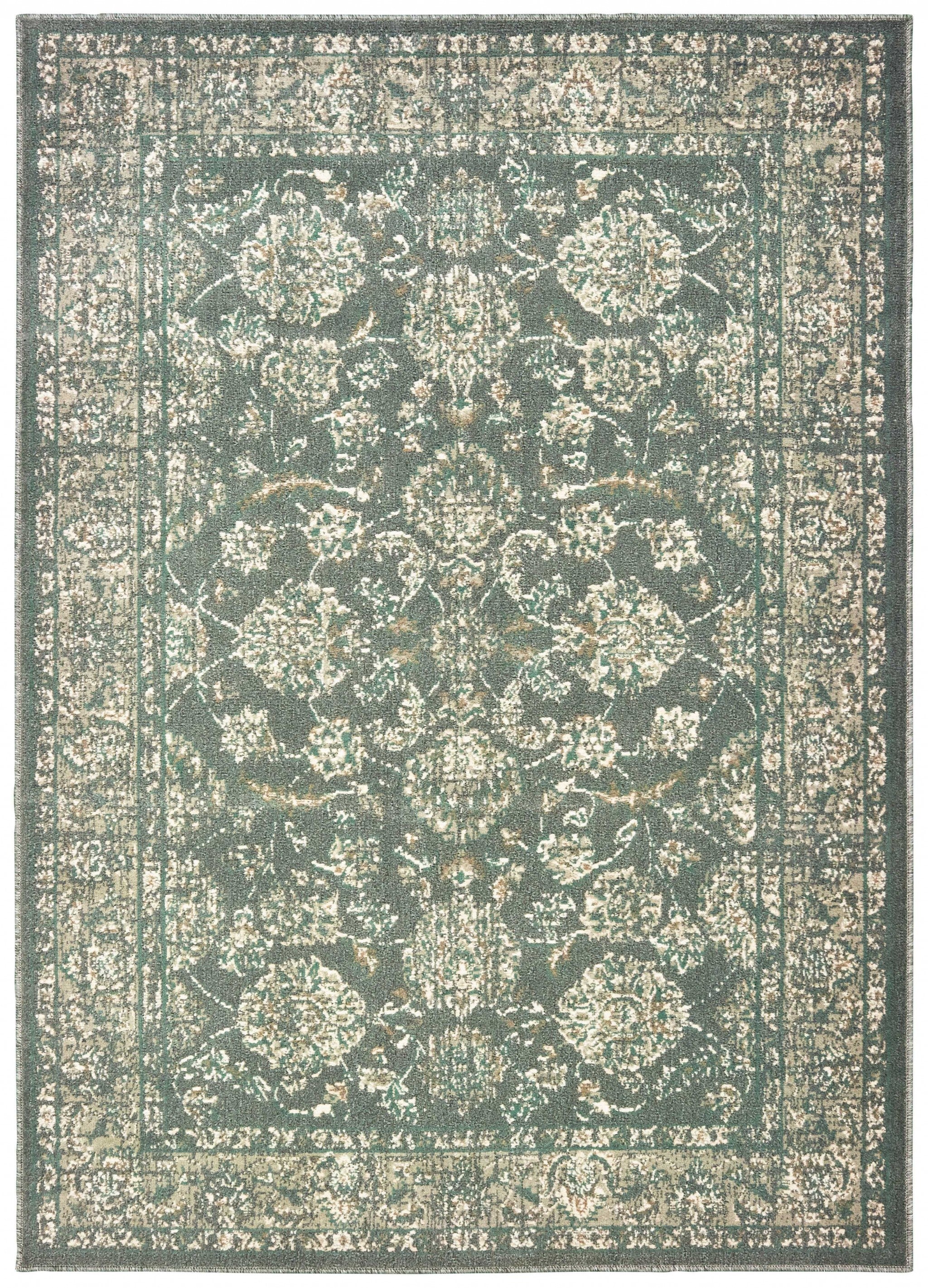 94" x 126" Charcoal Polypropylene Oversize Rug