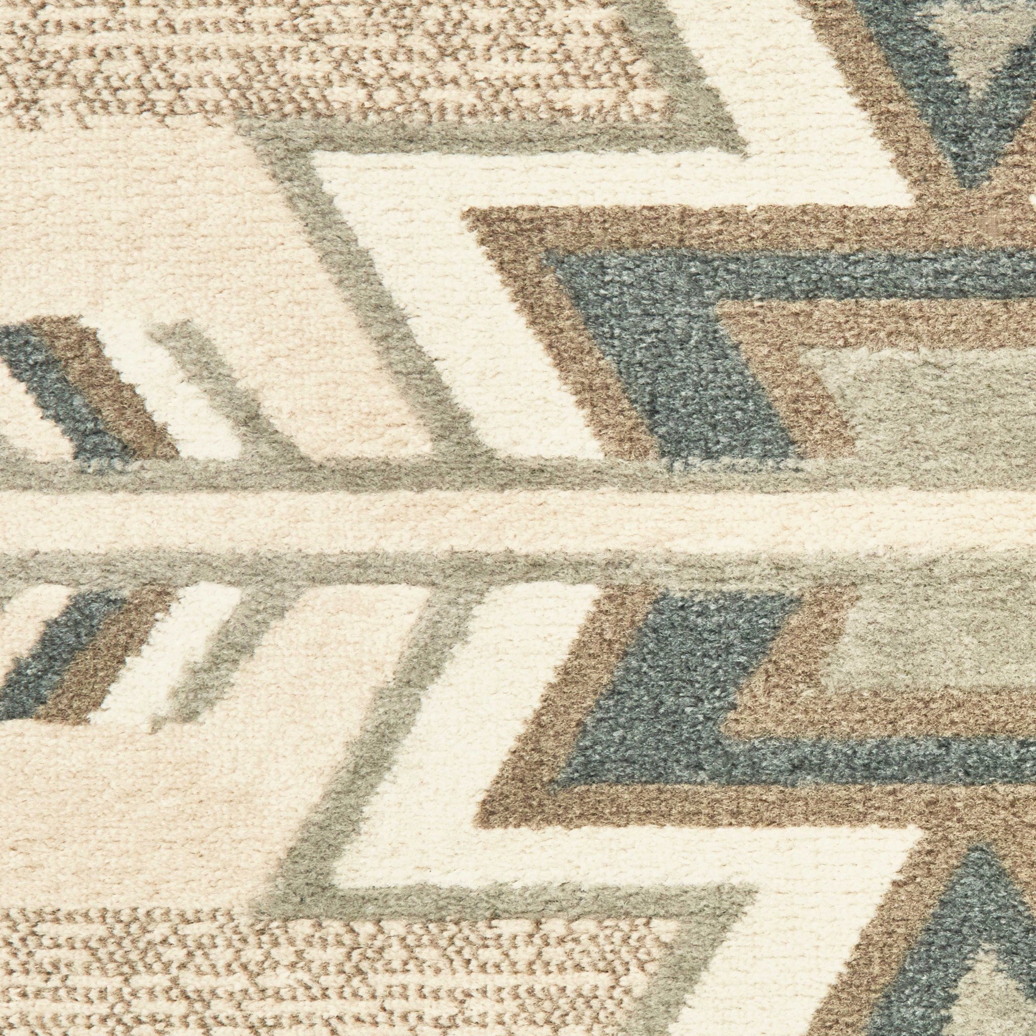 94" x 126" Light Brown Polypropylene Oversize Rug