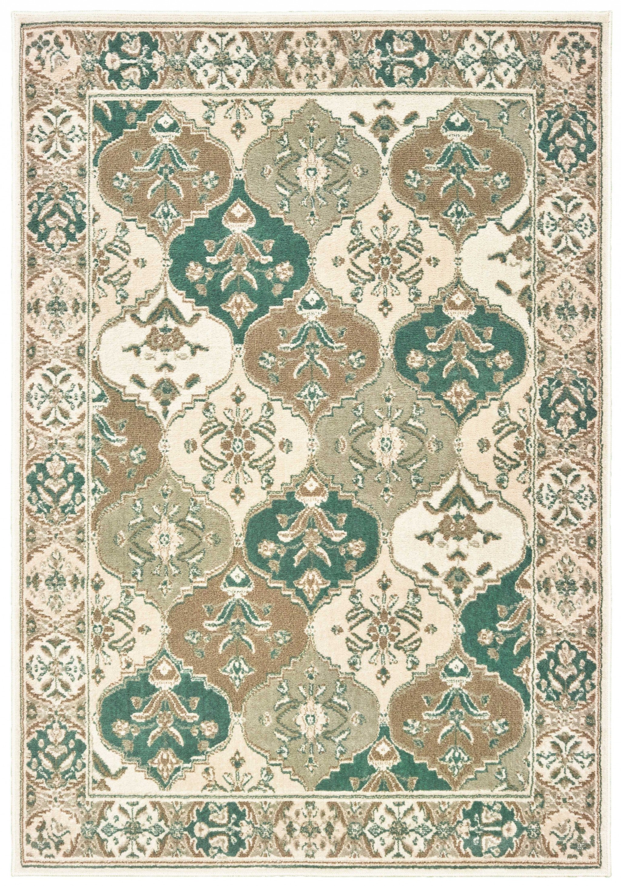 94" x 126" Natural Polypropylene Oversize Rug