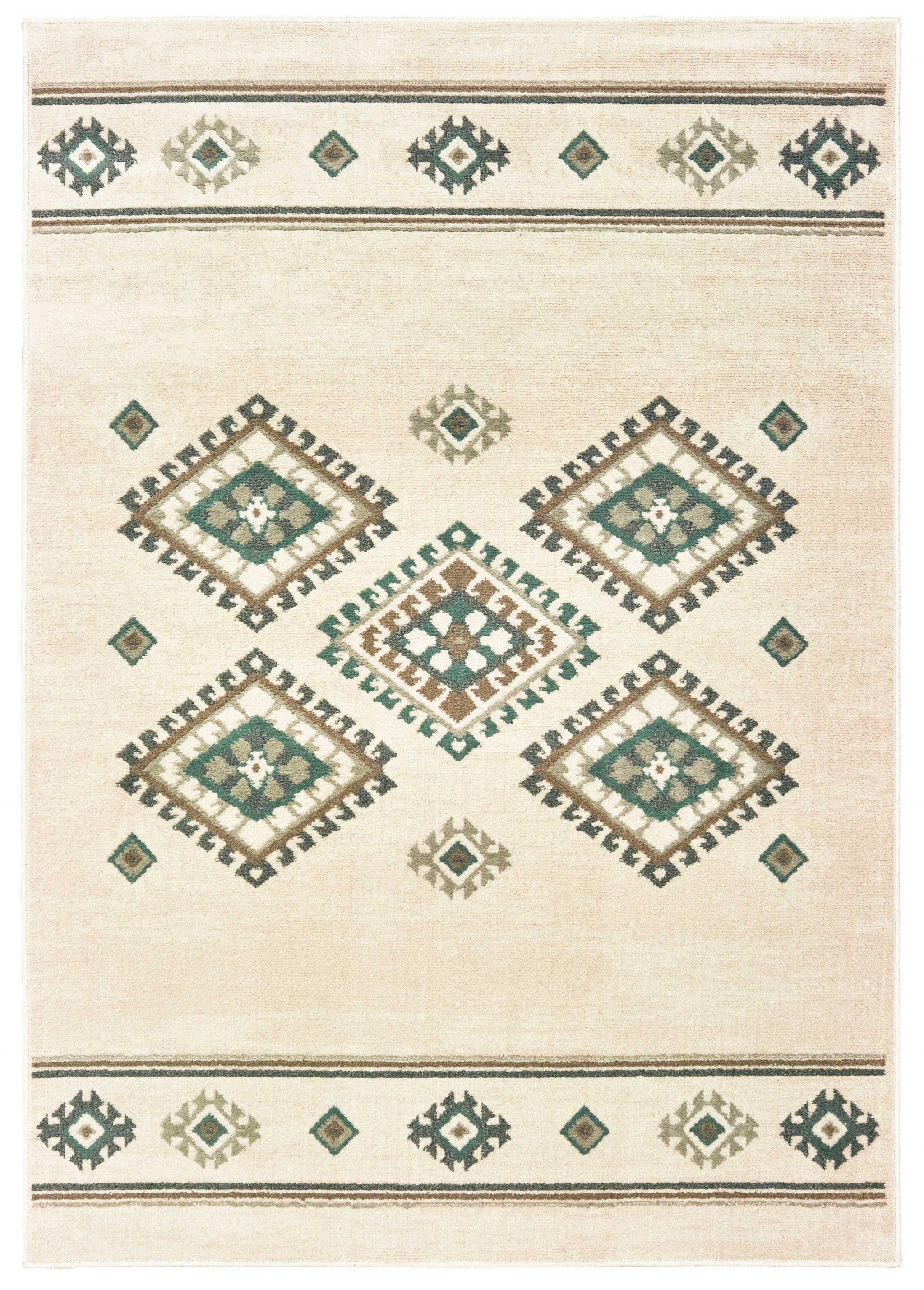 94" x 126" Canvas Polypropylene Oversize Rug