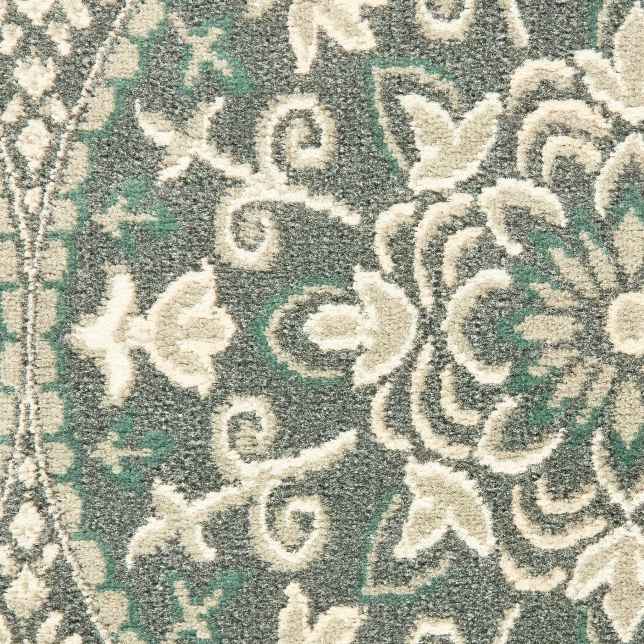 94" x 126" Charcoal Polypropylene Oversize Rug