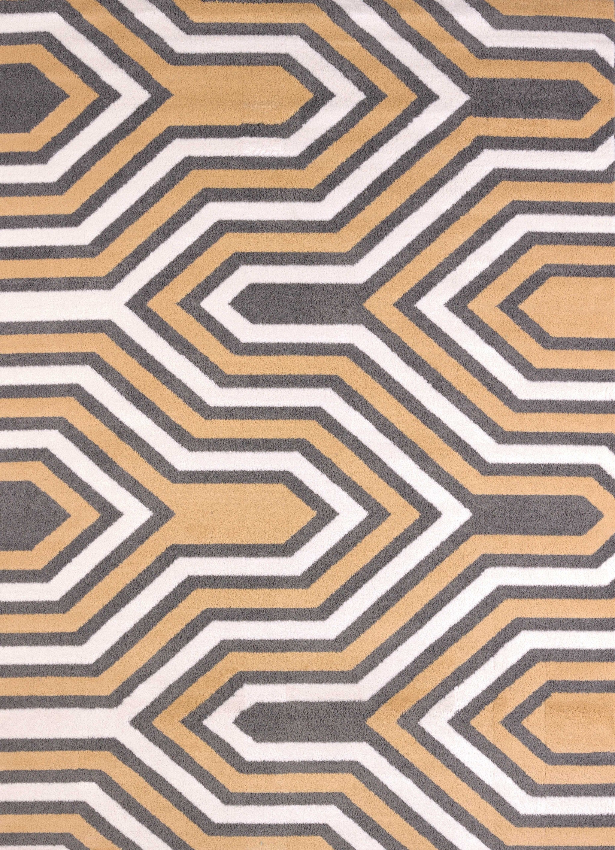 63" x 86" Harvest Polypropylene   Polyester Area Rug