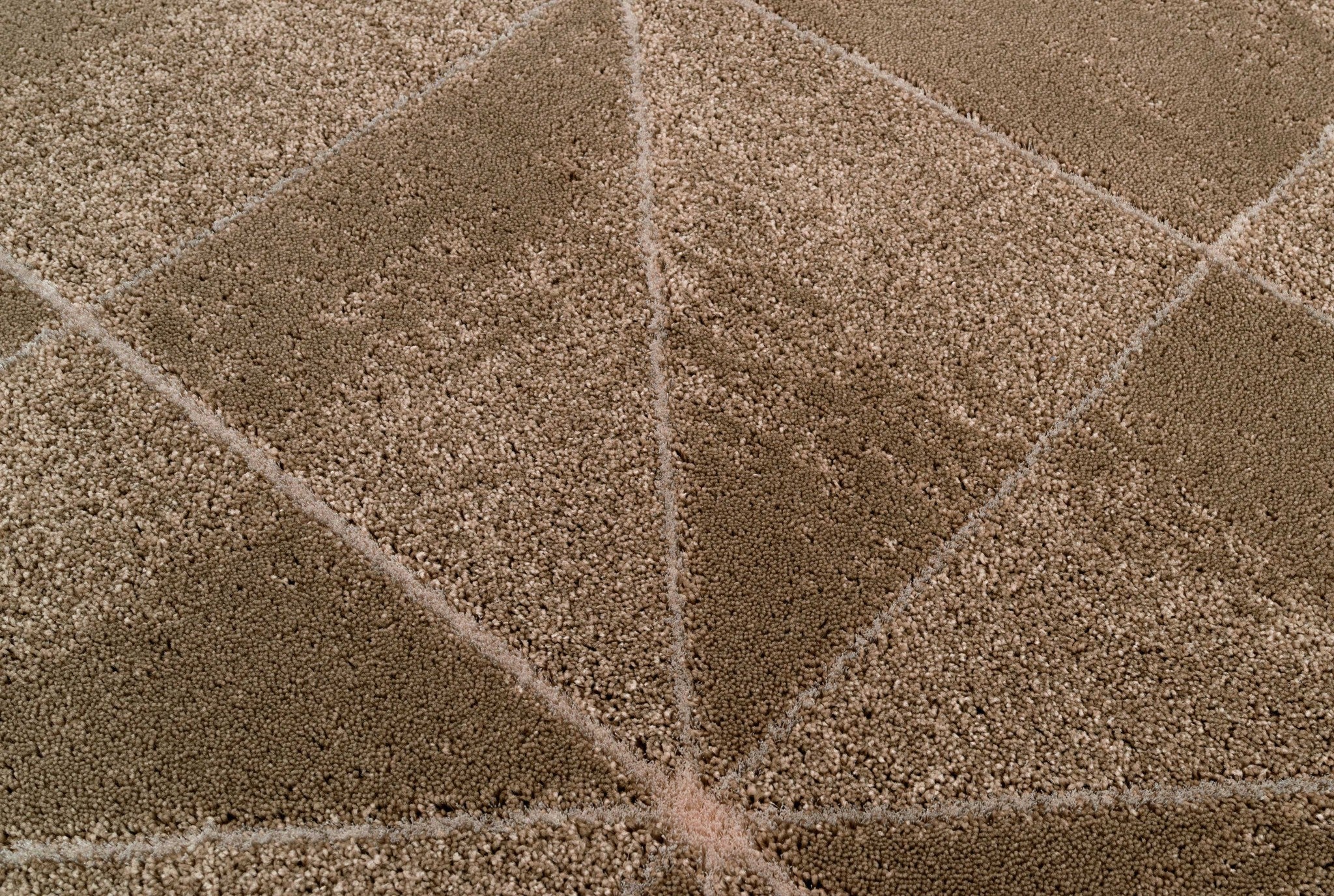 63" x 90" Beige Polyester / Olefin Area Rug