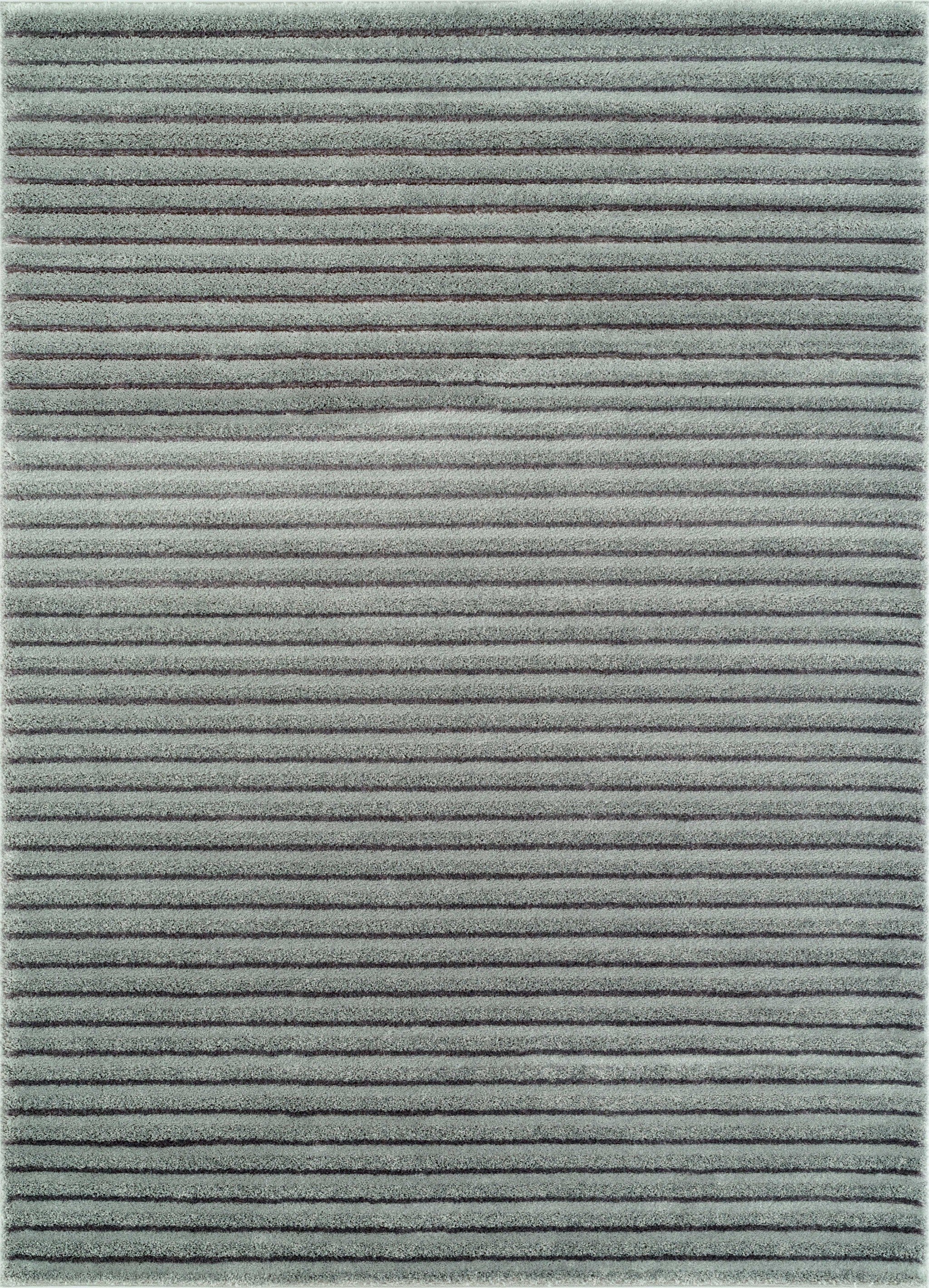 94" x 126" Grey Polyester / Olefin Oversize Rug