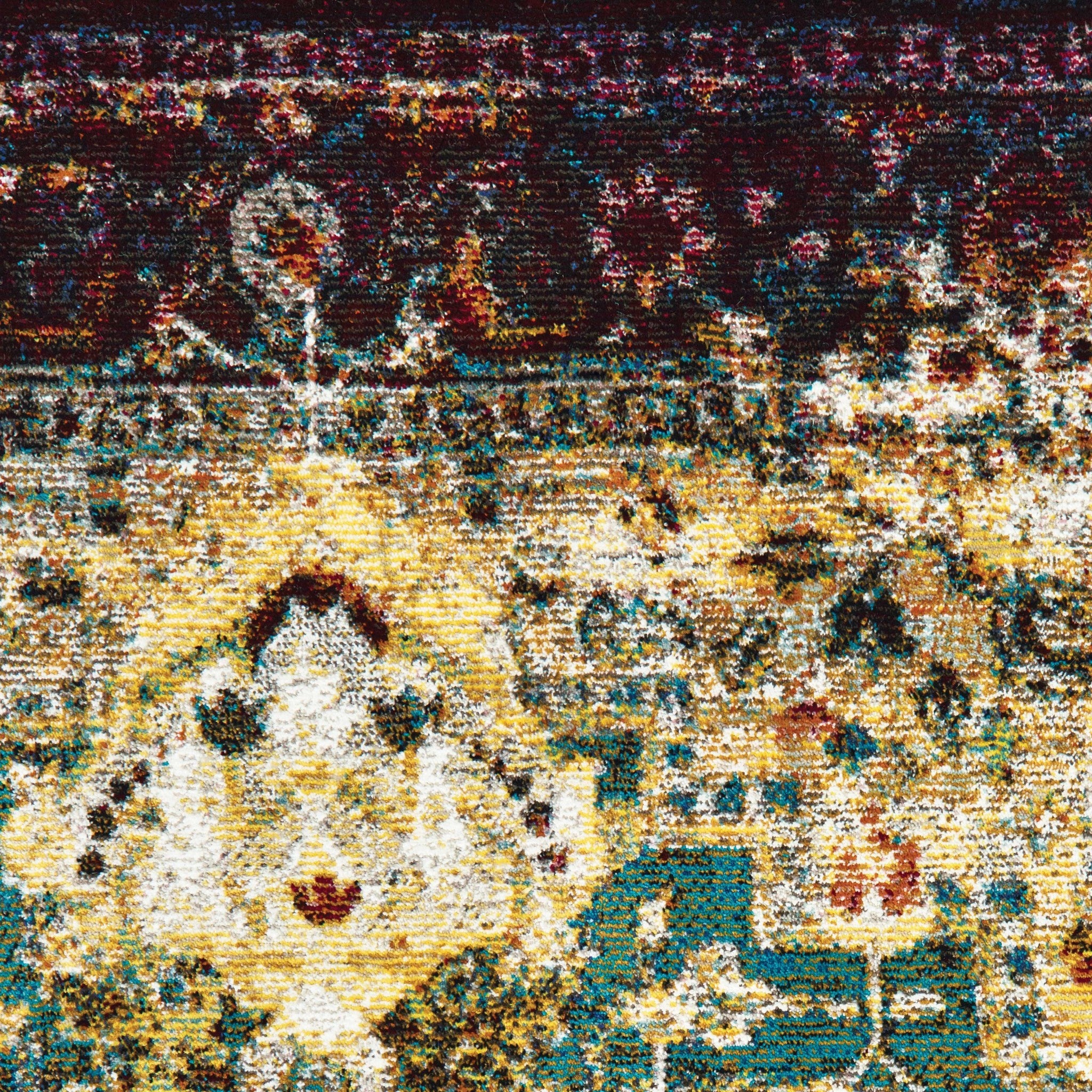 22" x 36" Multicolor Olefin Accent Rug