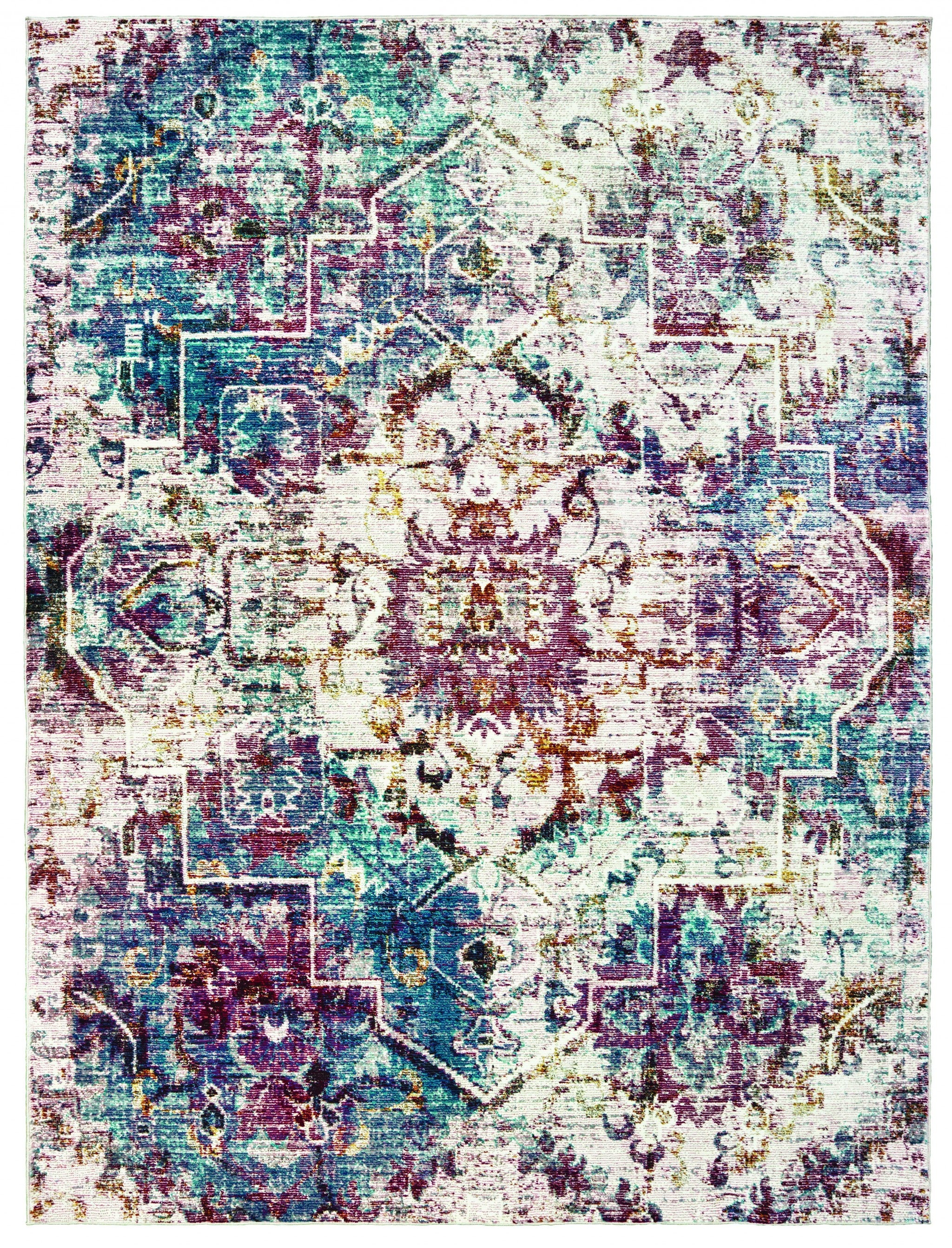 22" x 36" Natural Olefin Accent Rug