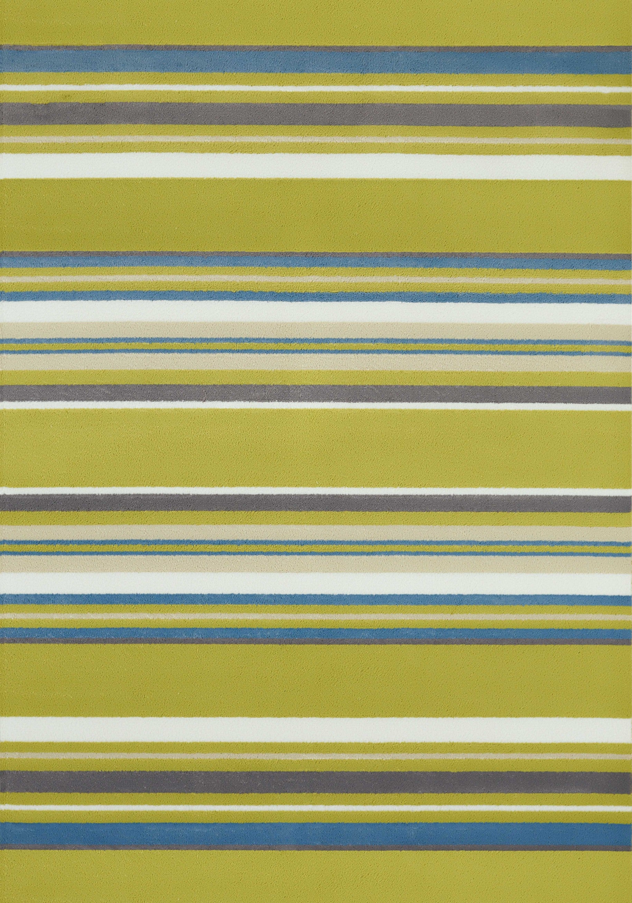 63" x 86" Lime Polypropylene Area Rug