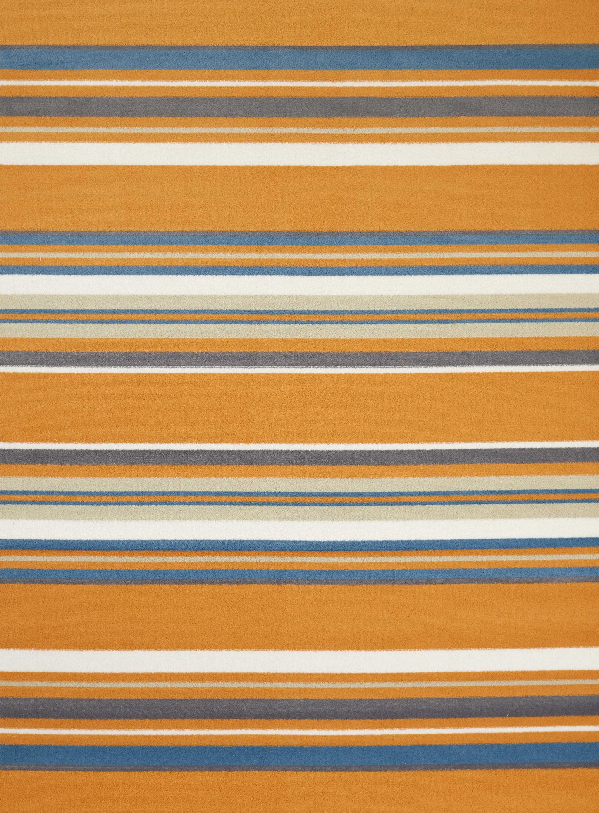 63" x 86" Peach Polypropylene Area Rug