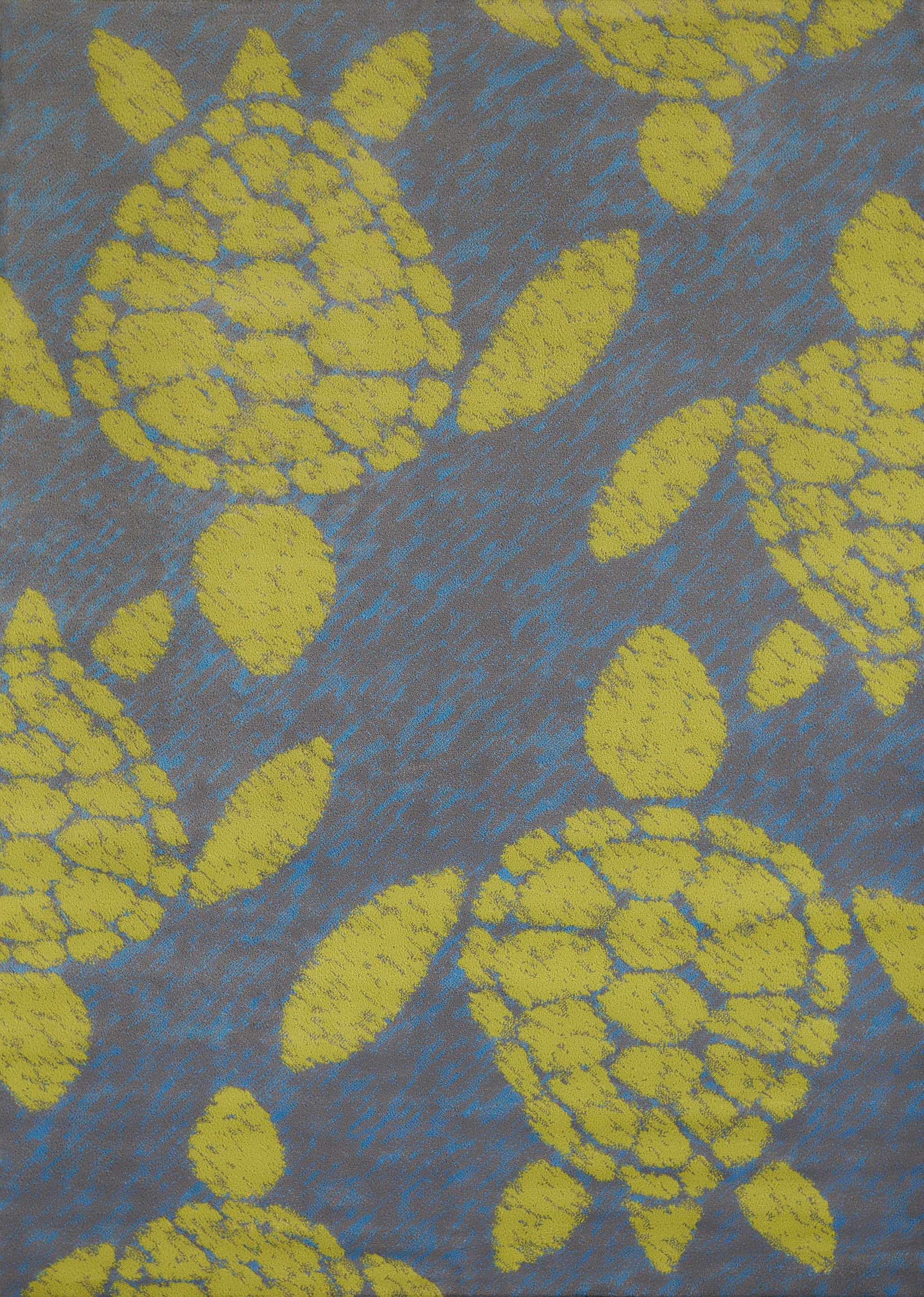 63" x 86" Lime Polypropylene Area Rug