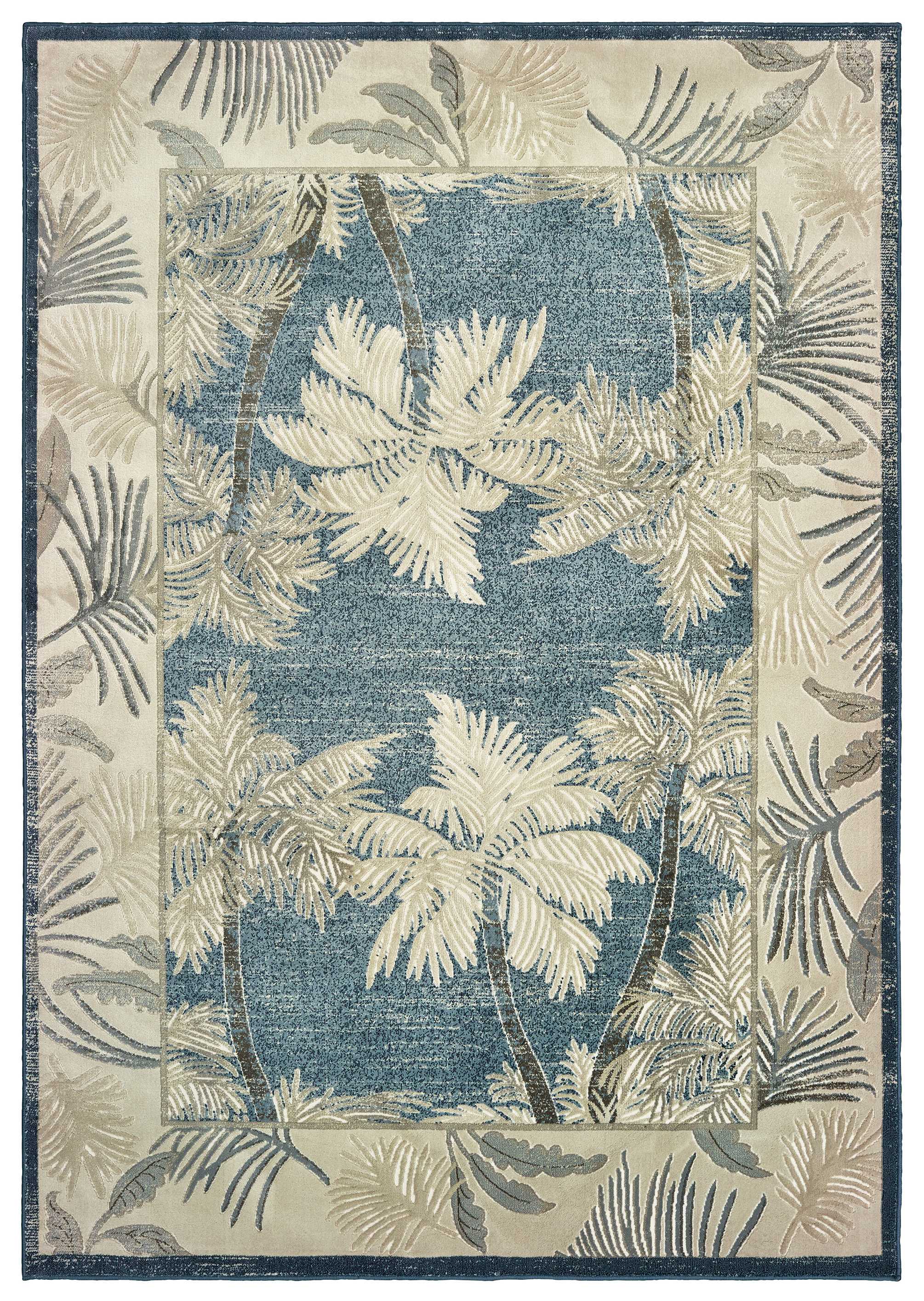 94" x 126" Blueberry Polyester / Olefin Oversize Rug