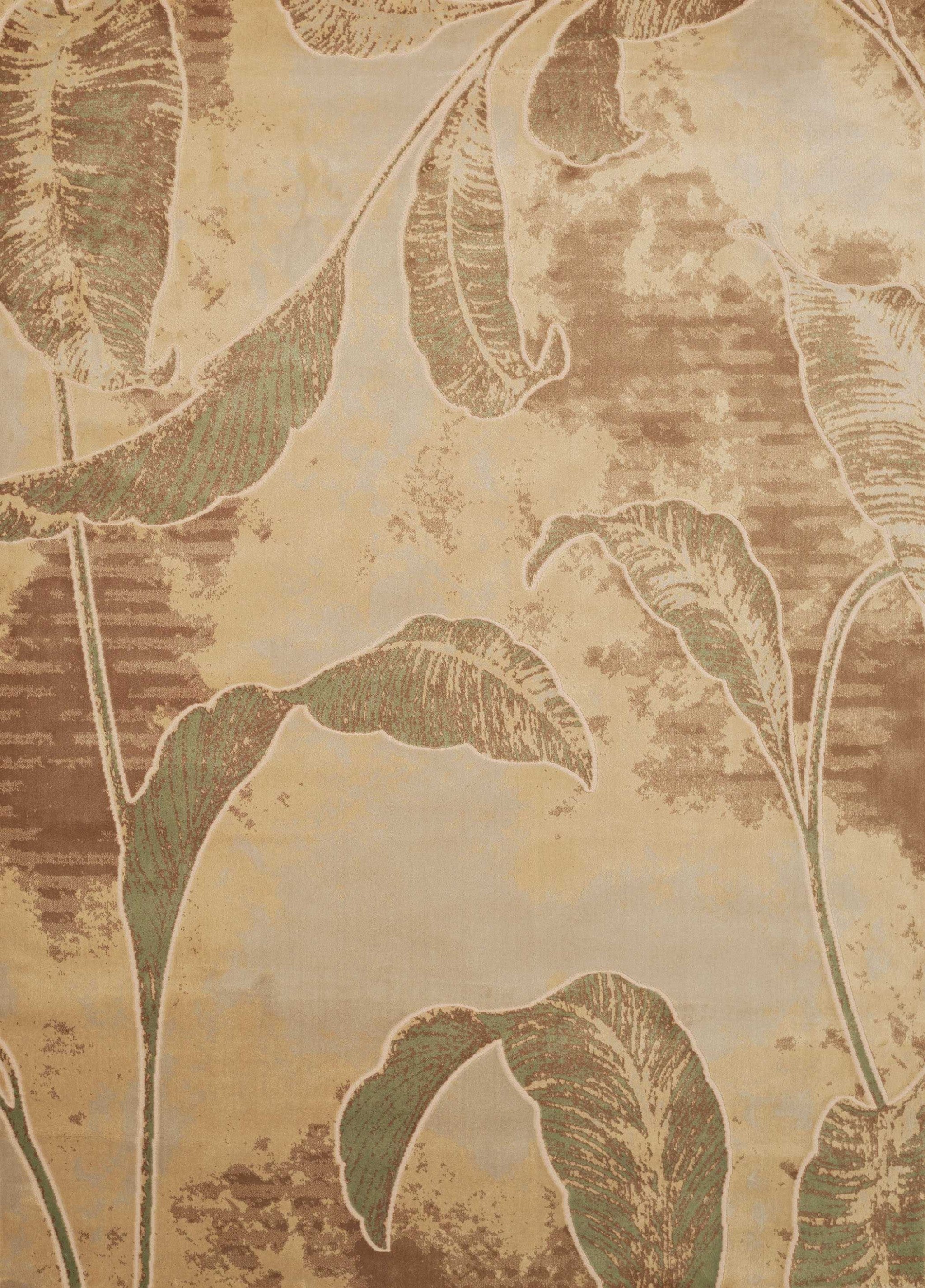 63" x 86" Seafoam Polyester or Olefin Area Rug