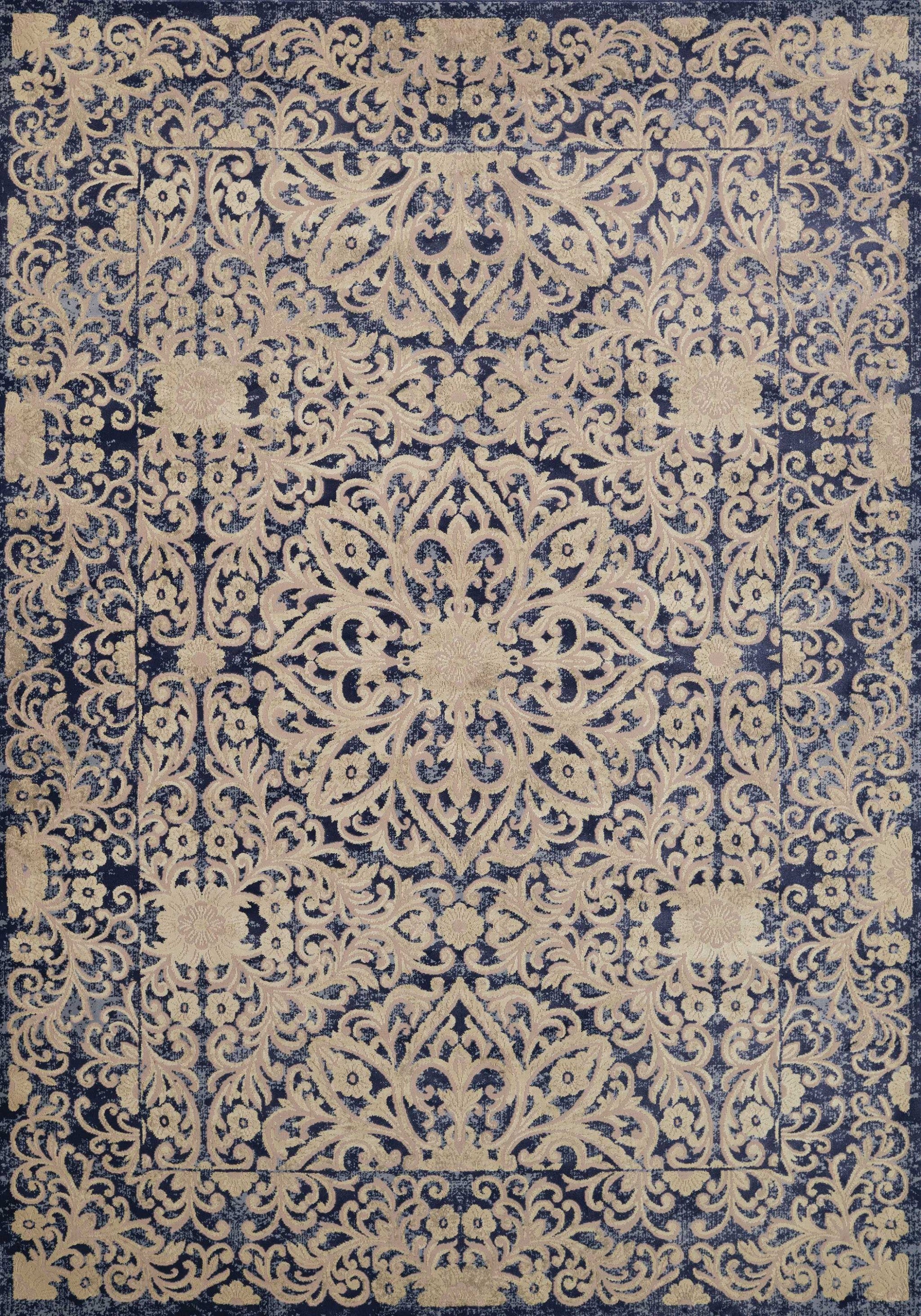 118" x 158" Blueberry Polyester / Olefin Rug