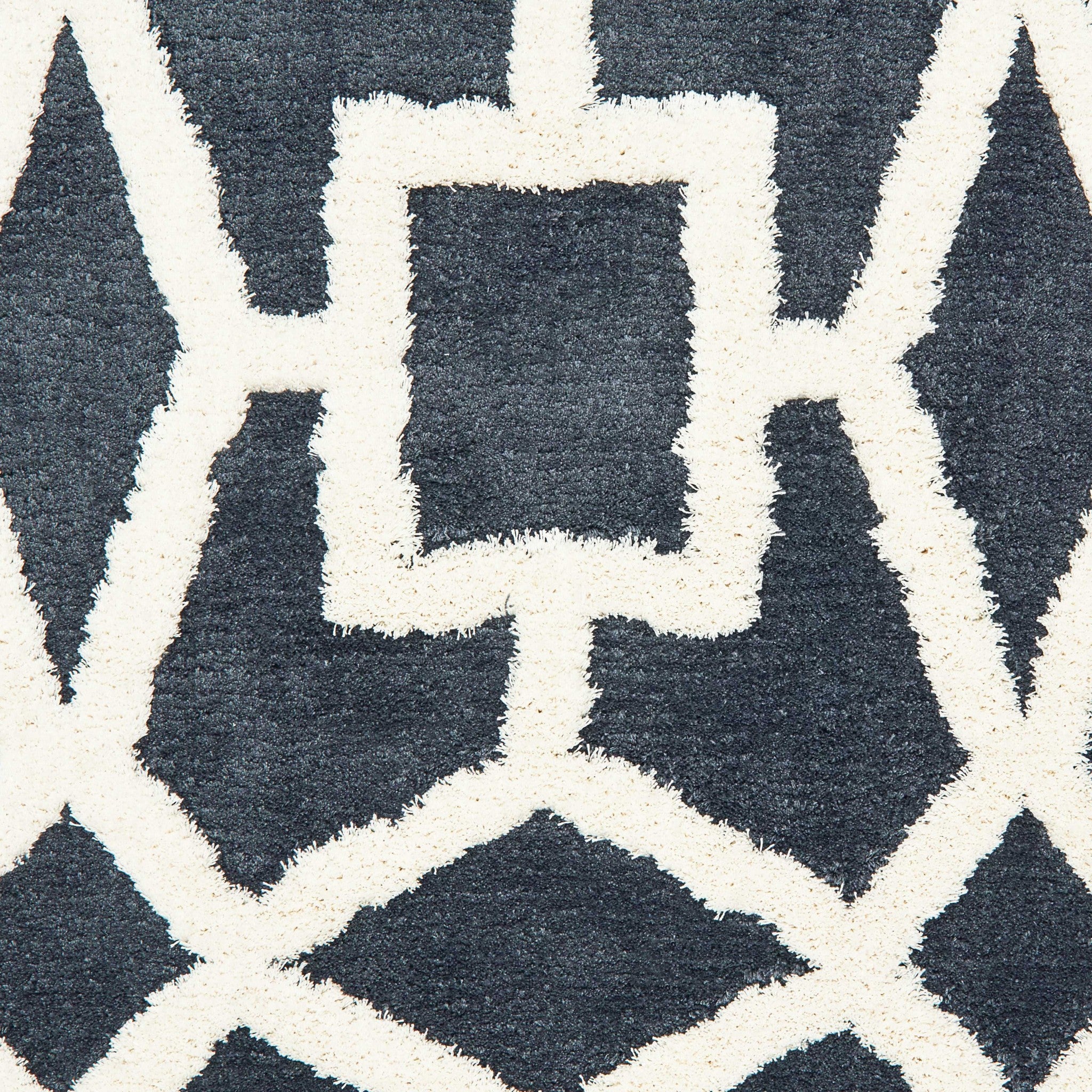 63" x 86" Grey Microfiber Area Rug