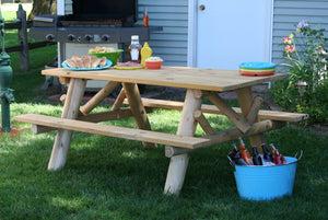 70" X 50" X 29"  Natural Wood 6