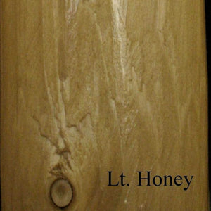 Natural Light Honey Finish Wood Five Drawer Dresser