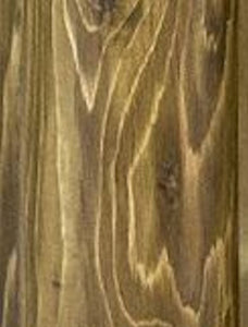 Natural Dark Brown Finish Wood Three Drawer Dresser