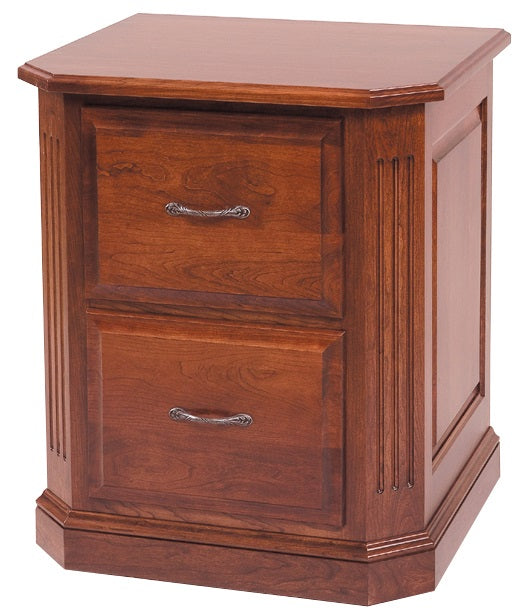23.25" x 27" x 30.5" Wooden Acres Stain 2 Drawer File