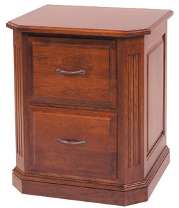 23.25" x 27" x 30.5" Wooden Acres Stain 2 Drawer File